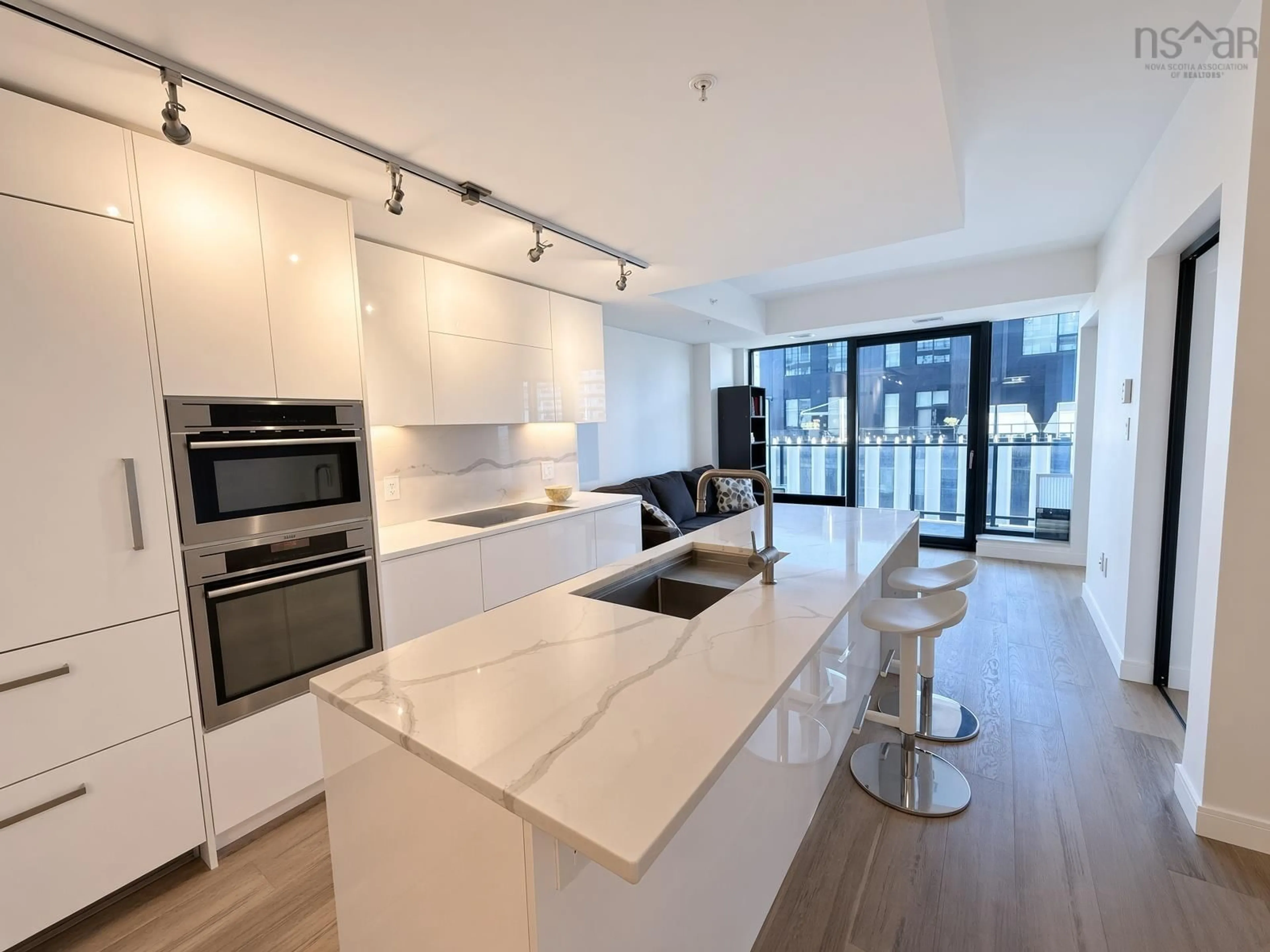 Open concept kitchen, unknown for 1206 1650 Granville St, Halifax Nova Scotia B3J 0E1