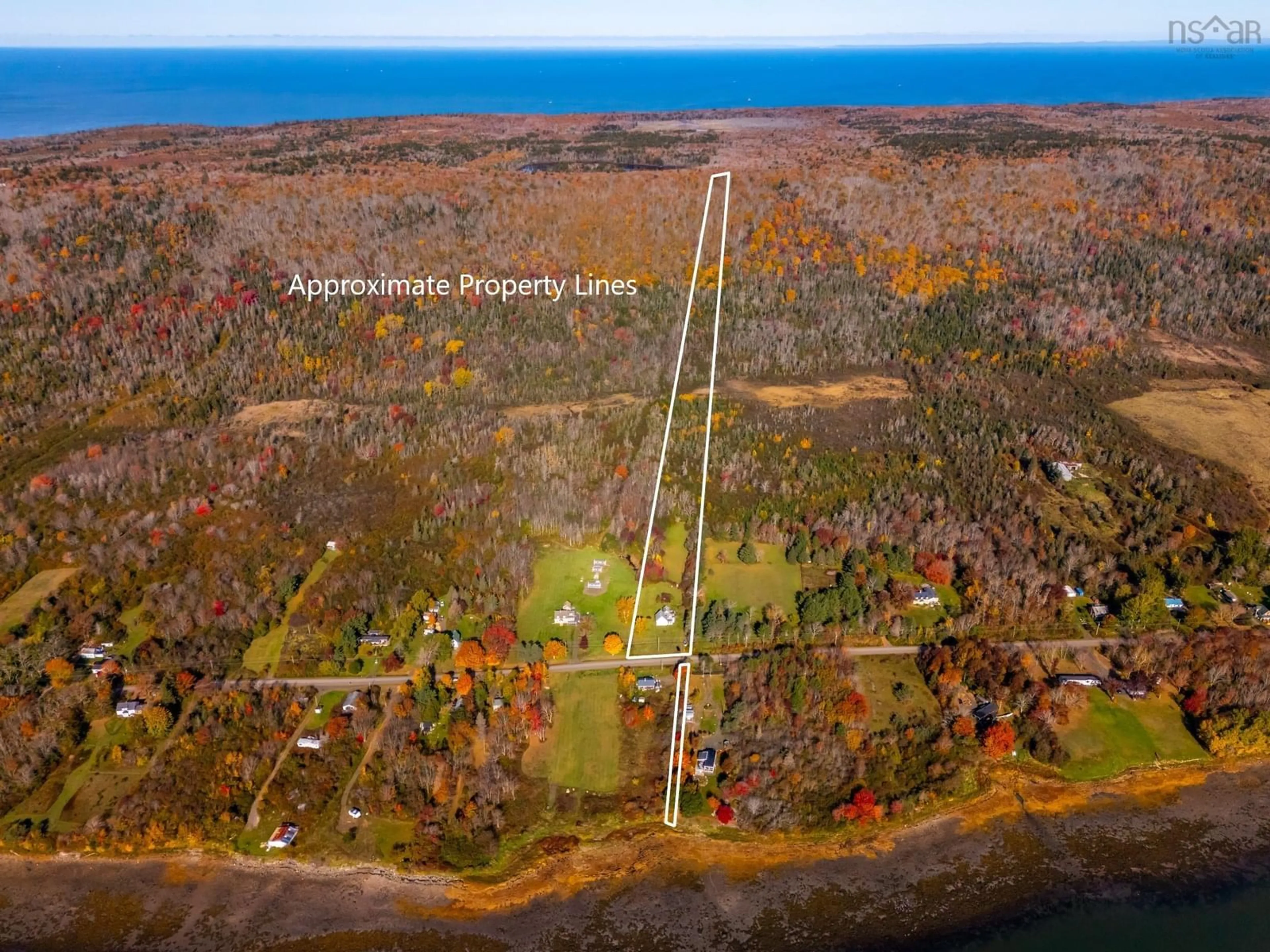A pic from outside/outdoor area/front of a property/back of a property/a pic from drone, water/lake/river/ocean view for 1481 Granville Rd, Port Wade Nova Scotia B0S 1A0
