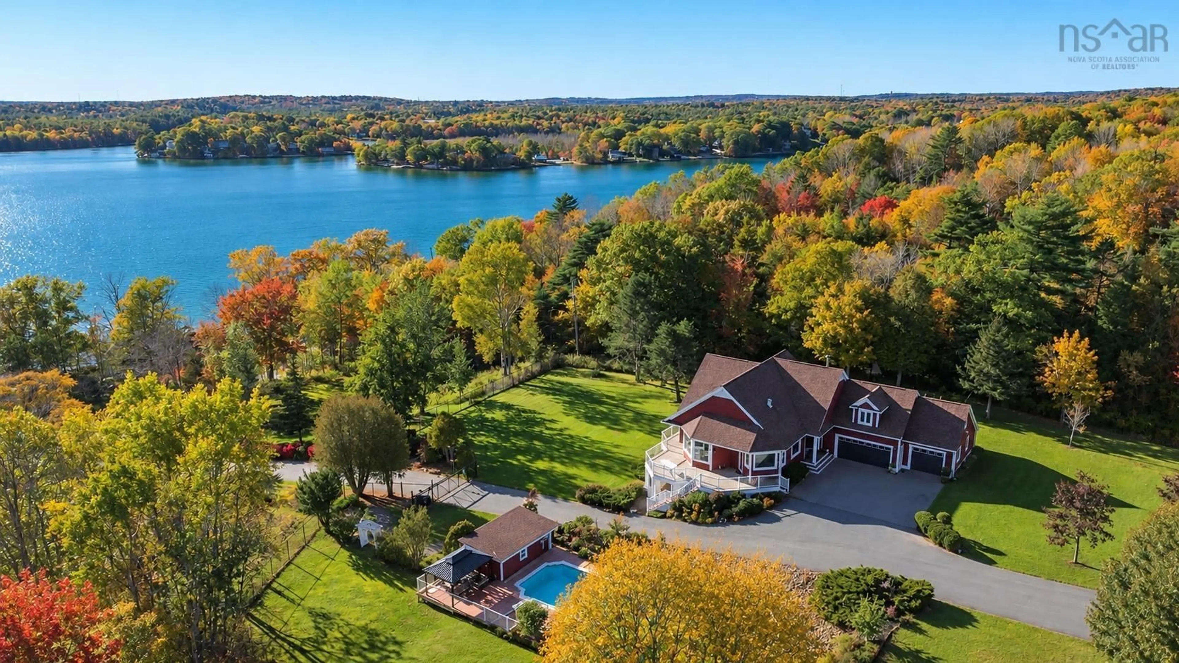A pic from outside/outdoor area/front of a property/back of a property/a pic from drone, water/lake/river/ocean view for 2140-2144 Waverley Rd, Waverley Nova Scotia B2R 1Y9