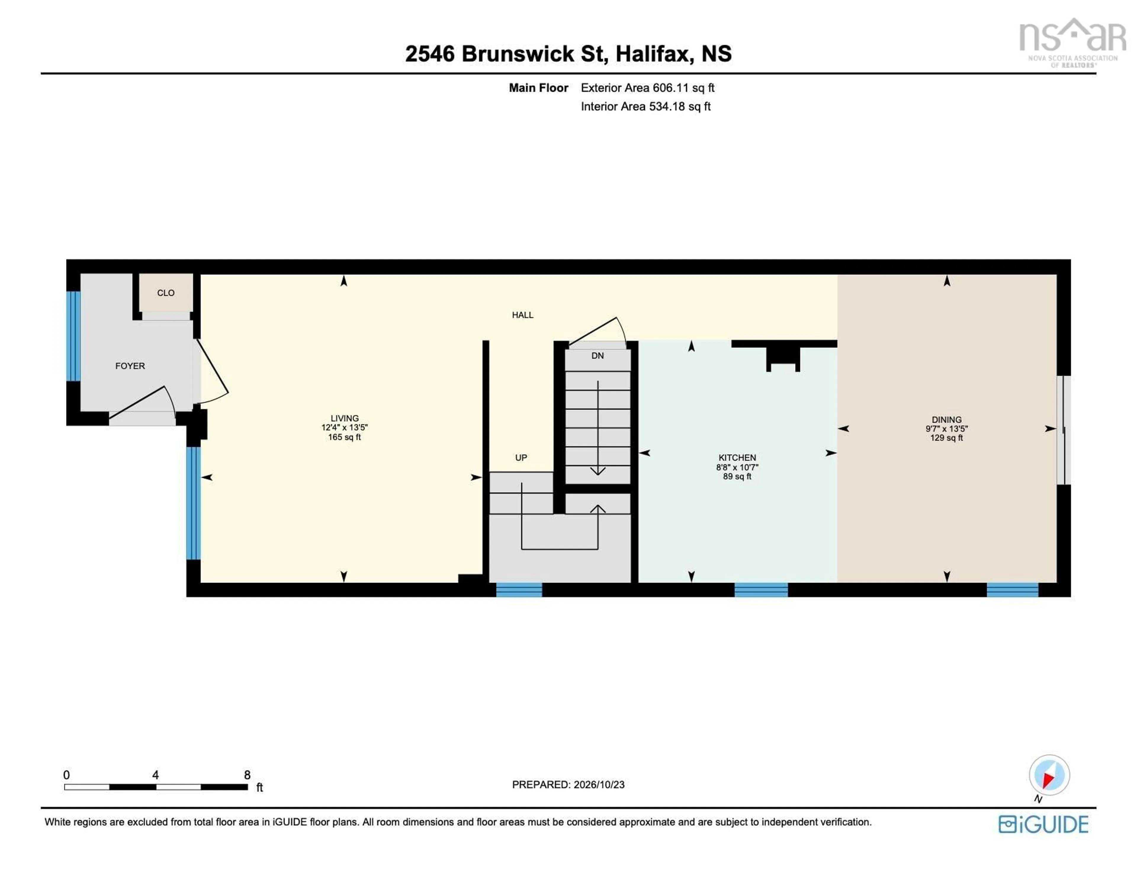 Floor plan for 2546 Brunswick St, Halifax Nova Scotia B3K 2Z6