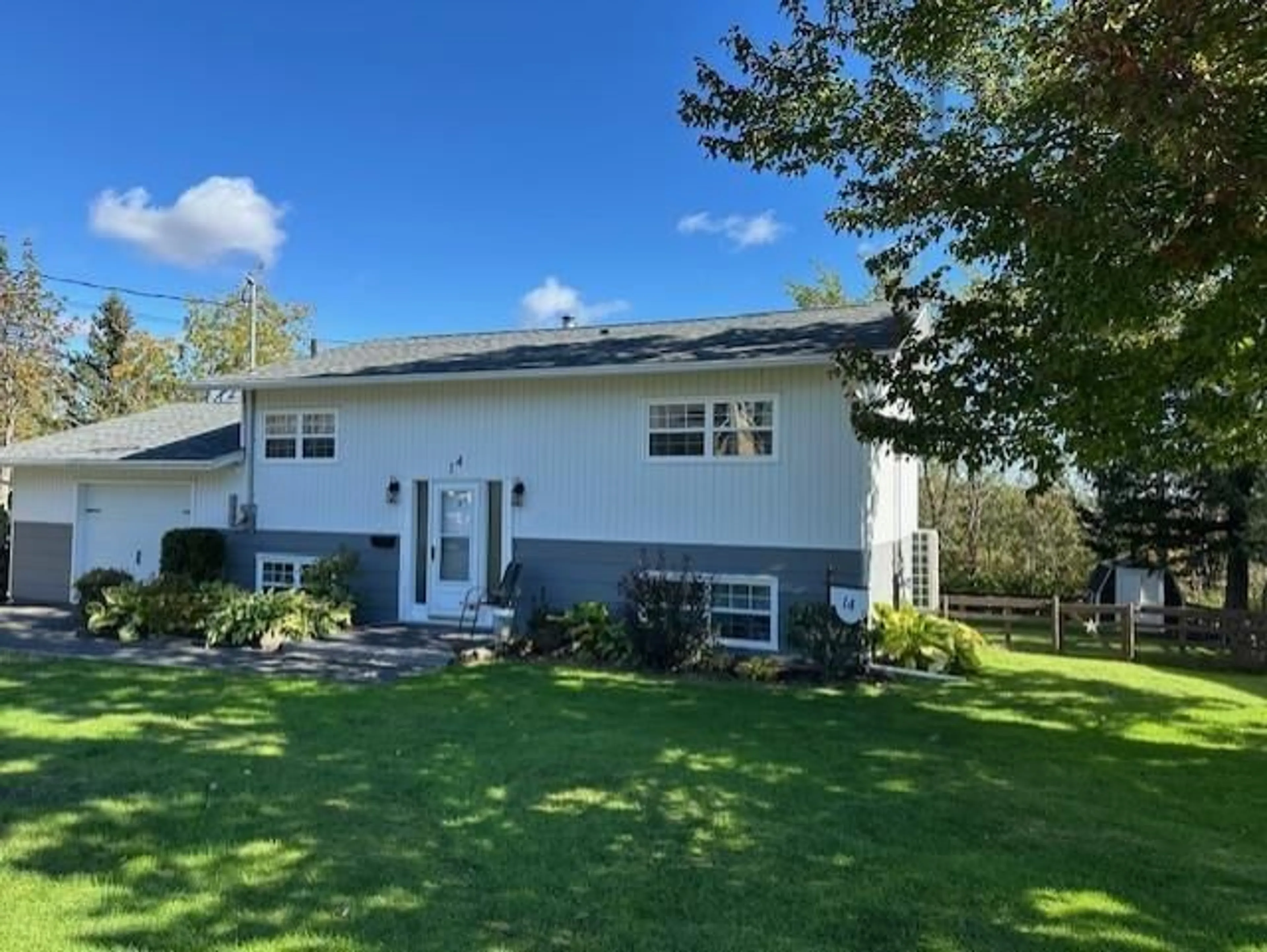 A pic from outside/outdoor area/front of a property/back of a property/a pic from drone, water/lake/river/ocean view for 14 Hillside Dr, Antigonish Nova Scotia B2G 1H4