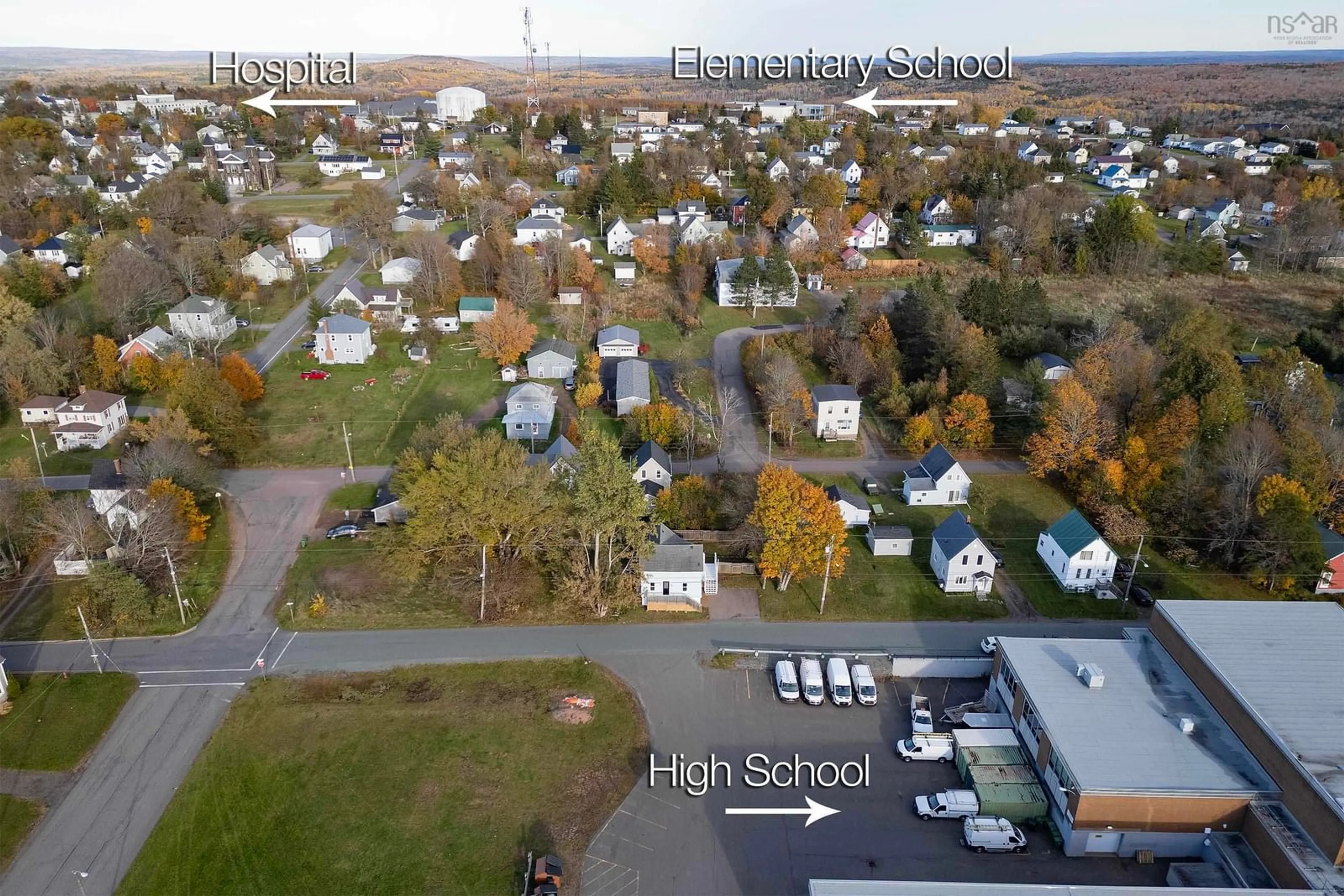 A pic from outside/outdoor area/front of a property/back of a property/a pic from drone, unknown for 56 Victoria St, Springhill Nova Scotia B0M 1X0