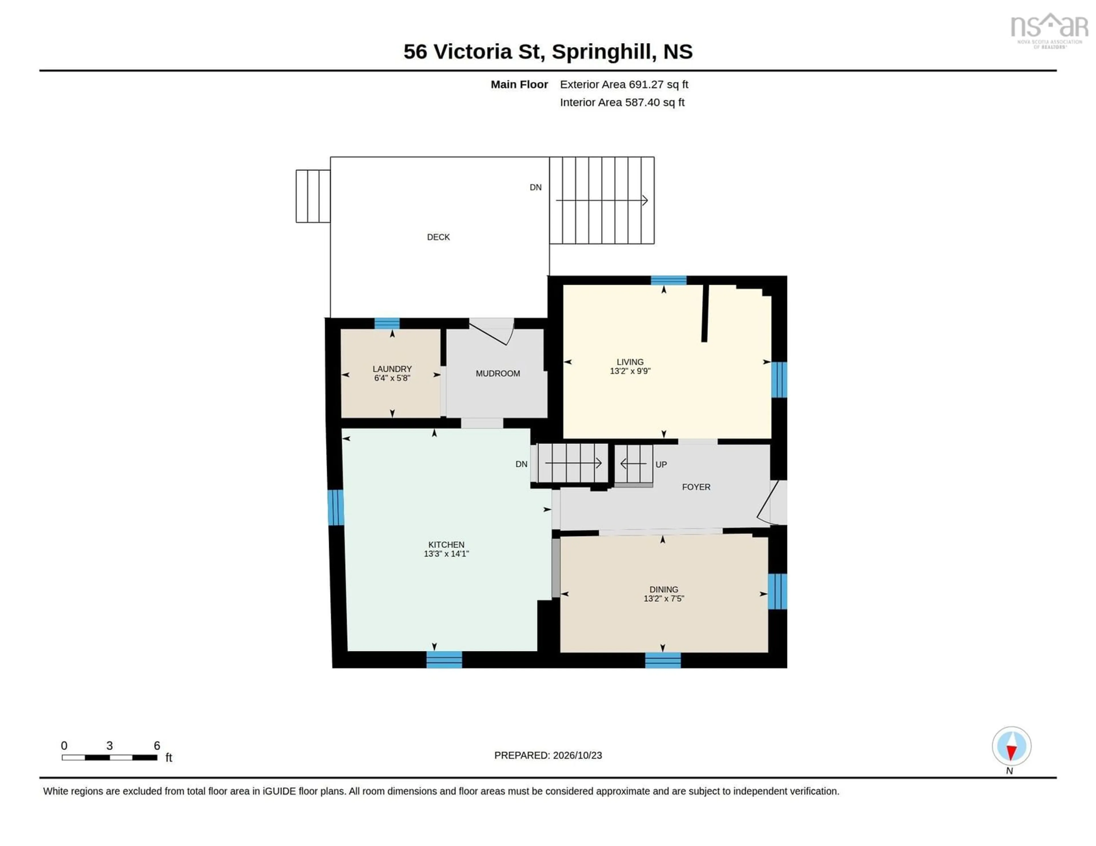Floor plan for 56 Victoria St, Springhill Nova Scotia B0M 1X0