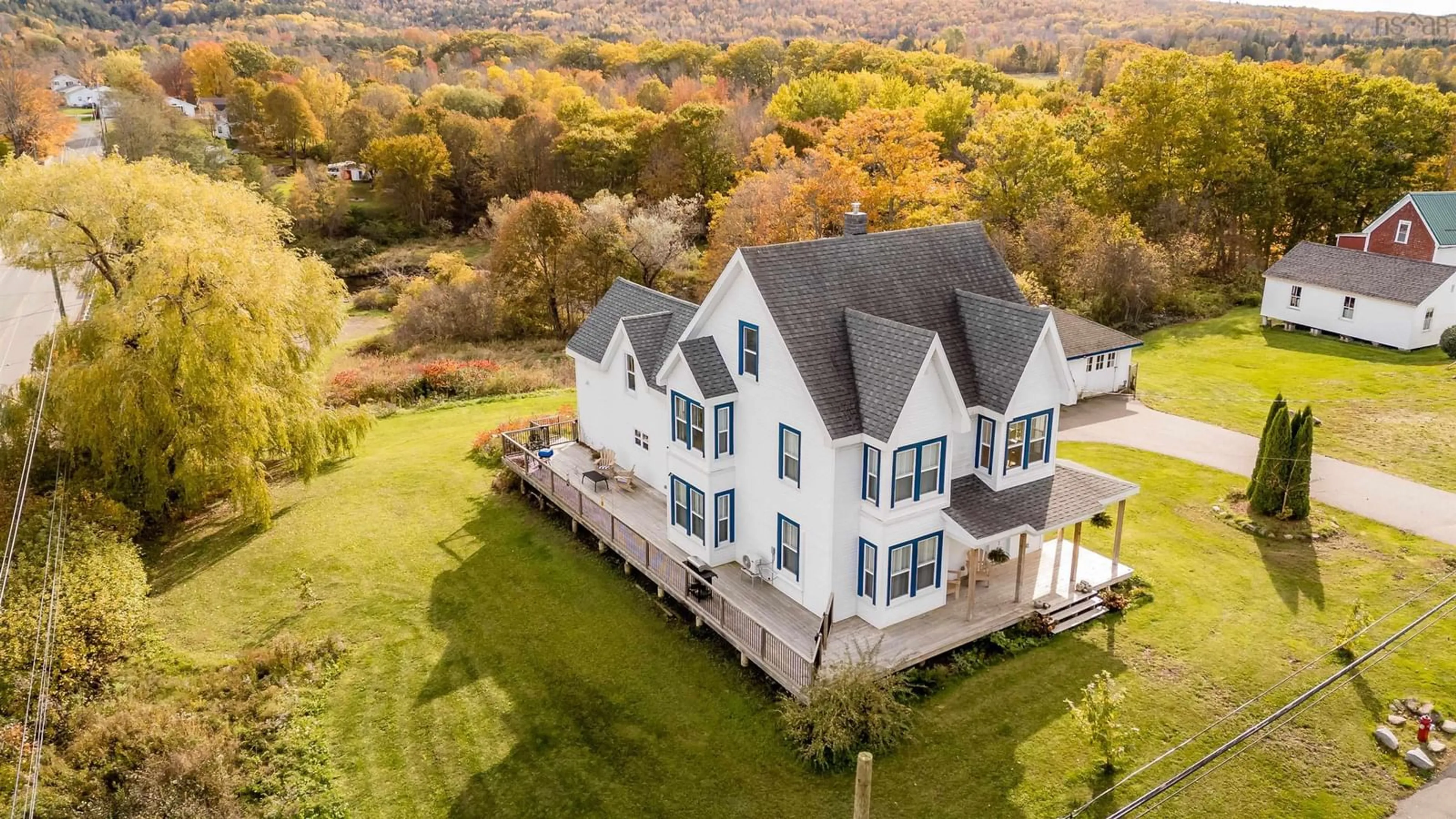 A pic from outside/outdoor area/front of a property/back of a property/a pic from drone, water/lake/river/ocean view for 13 Lawrencetown Lane, Lawrencetown Nova Scotia B0S 1M0