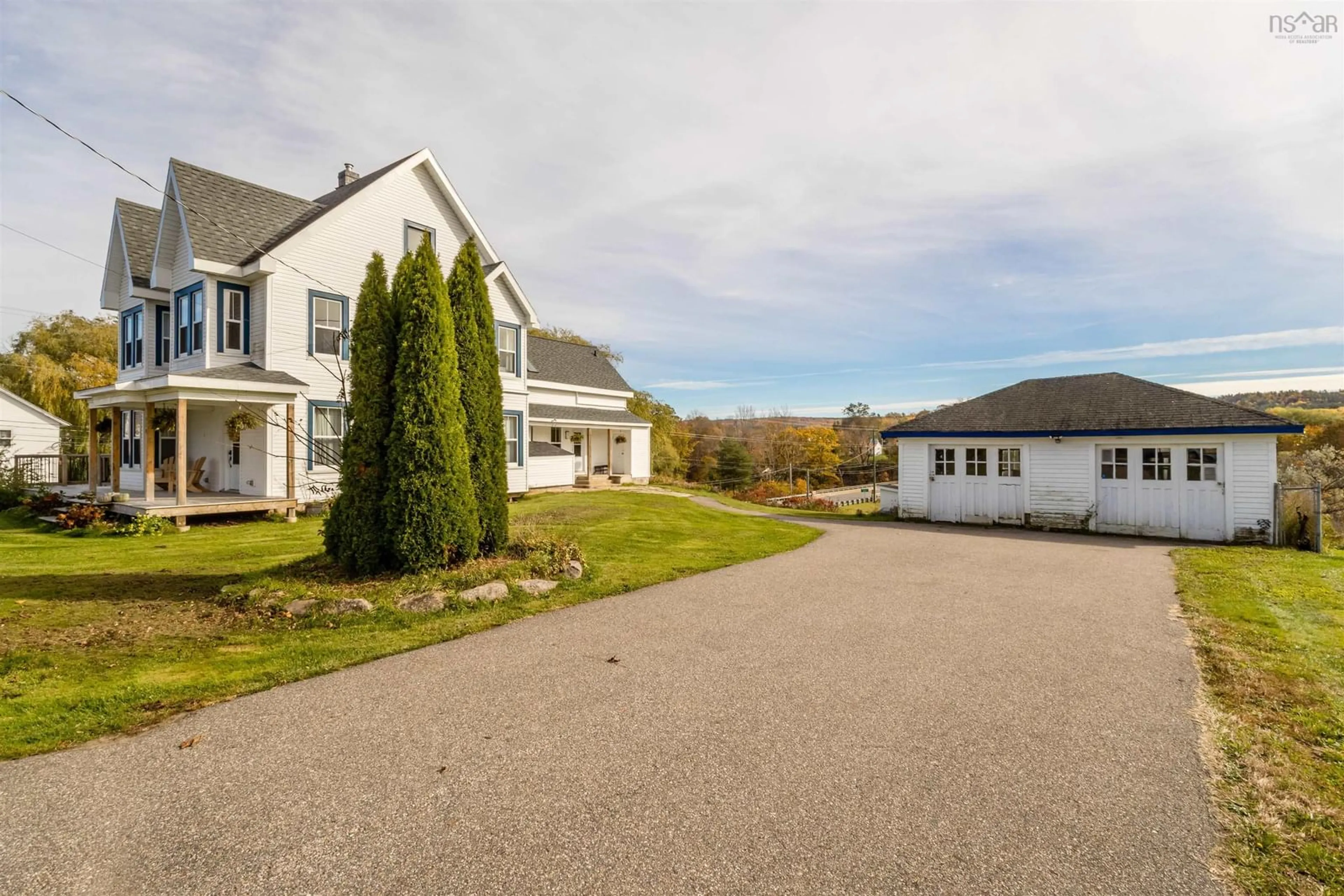 A pic from outside/outdoor area/front of a property/back of a property/a pic from drone, street for 13 Lawrencetown Lane, Lawrencetown Nova Scotia B0S 1M0