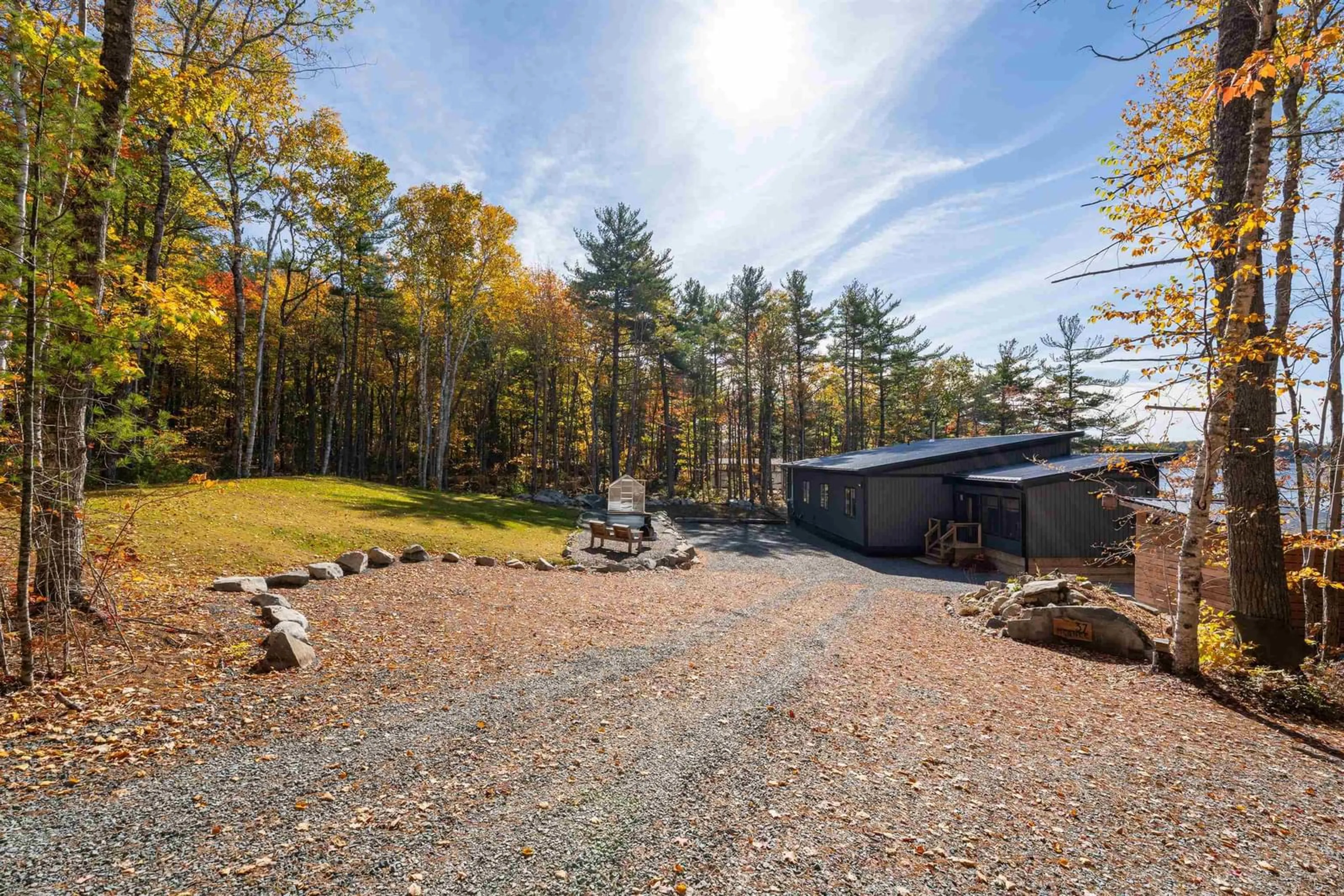 Patio, forest/trees view for 37 Ballou Crest Rd, Labelle Nova Scotia B0T 1E0