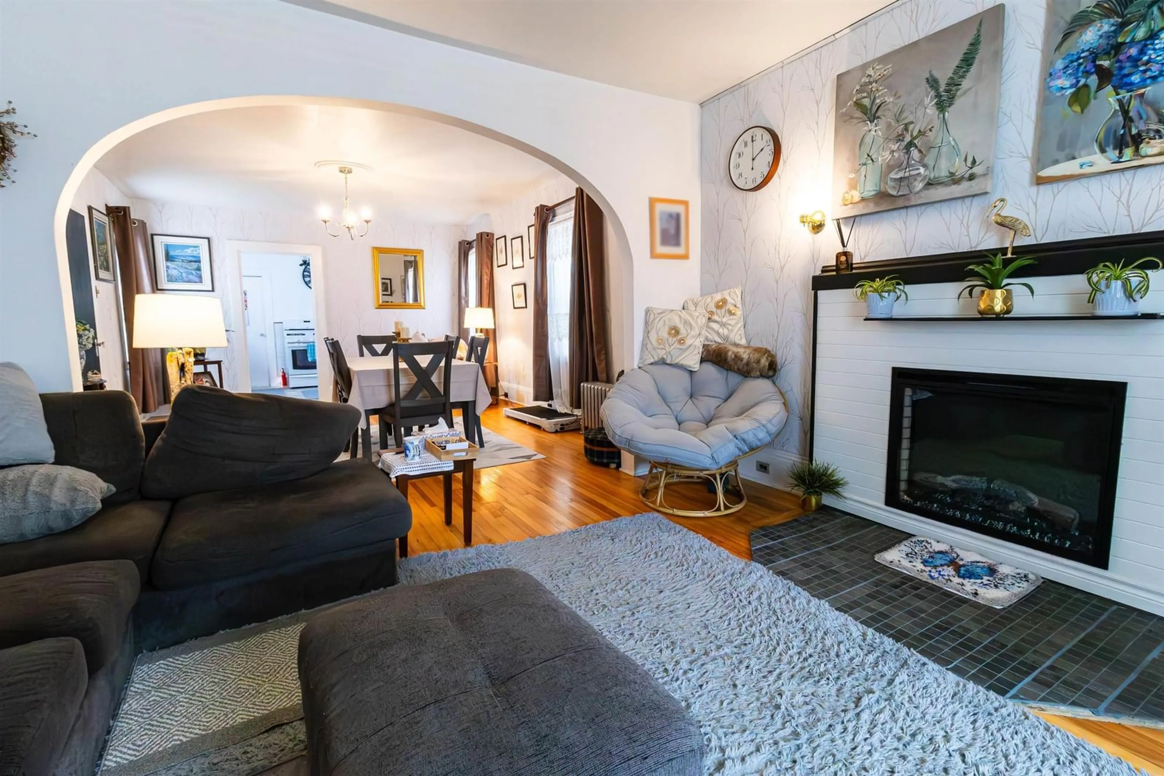 Living room with furniture, unknown for 8153 Highway 7, Sherbrooke Nova Scotia B0J 3C0