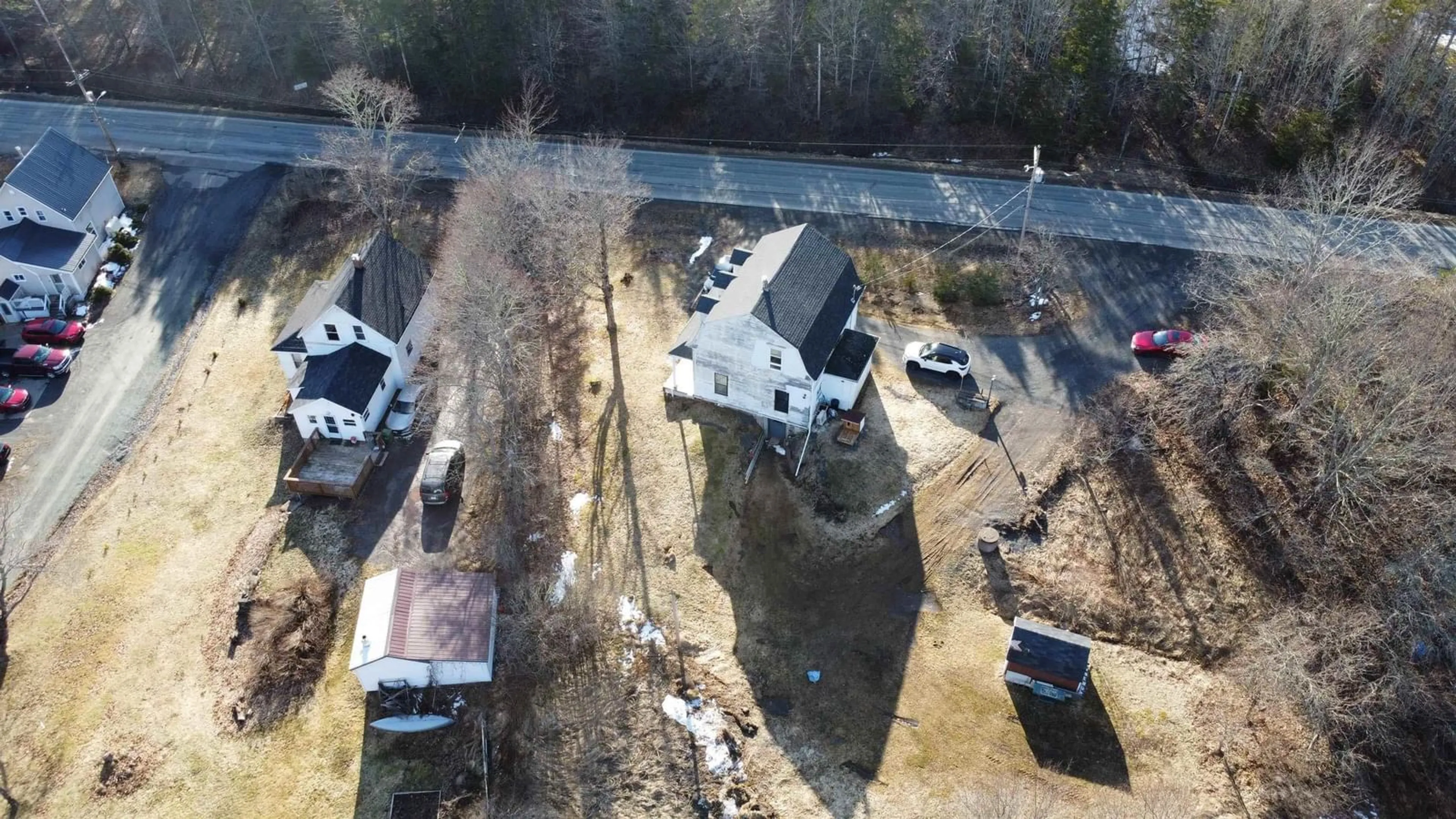 A pic from outside/outdoor area/front of a property/back of a property/a pic from drone, street for 5170 Stellarton Trafalgar Rd, Eureka Nova Scotia B0K 1B0