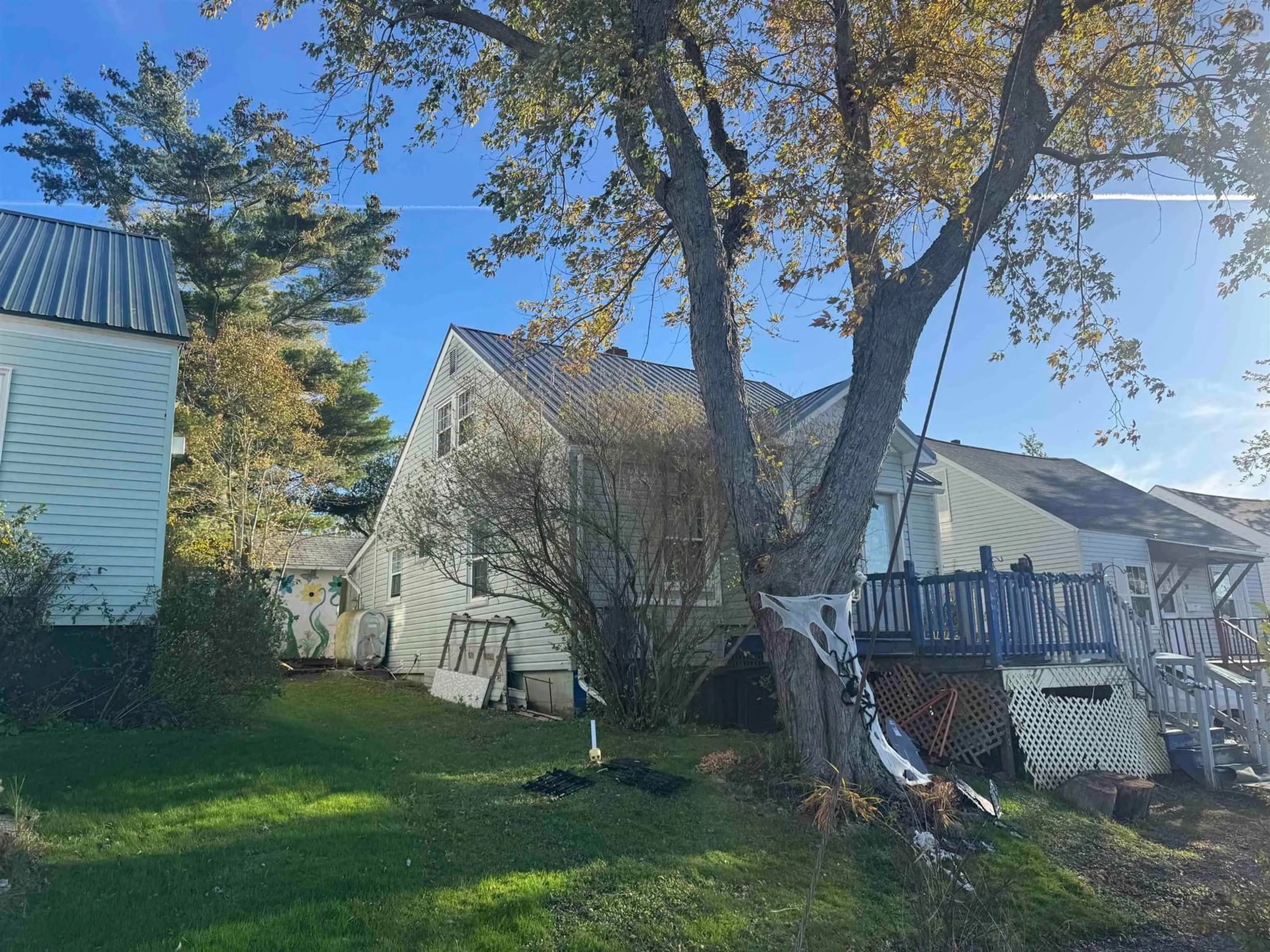 A pic from outside/outdoor area/front of a property/back of a property/a pic from drone, mountain view for 57 Highland, New Glasgow Nova Scotia B2H 4C6