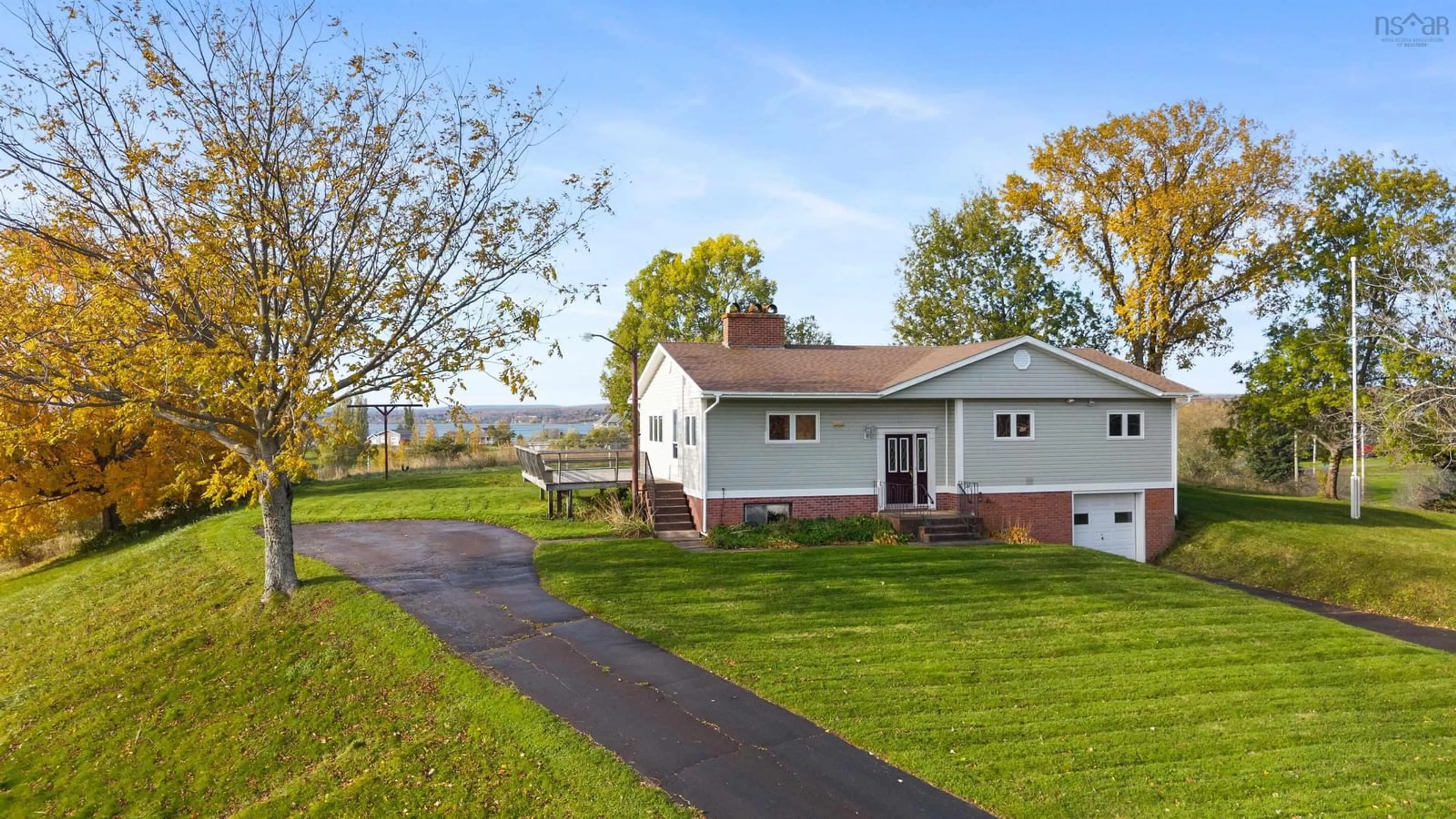 Home with vinyl exterior material, water/lake/river/ocean view for 2872 Highway 376, Lyons Brook Nova Scotia B0K 1H0