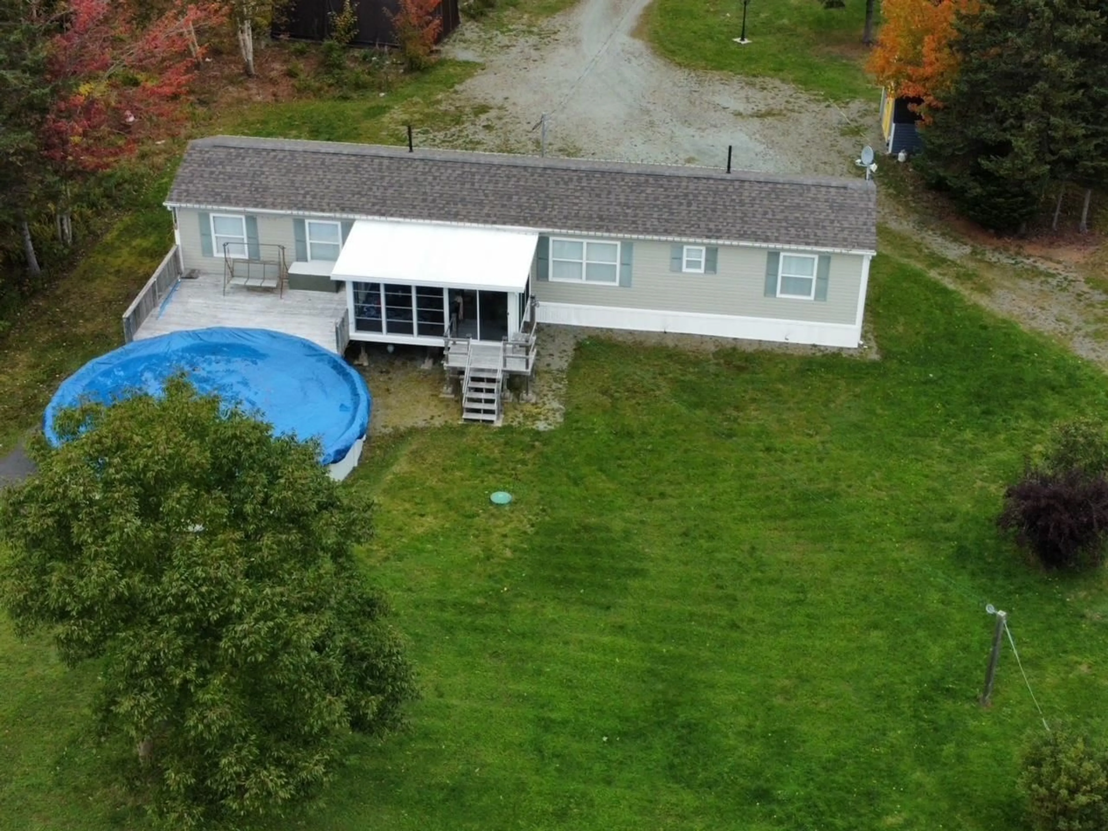 A pic from outside/outdoor area/front of a property/back of a property/a pic from drone, water/lake/river/ocean view for 808 North Riverside Road, North Riverside Nova Scotia B0H 1G0