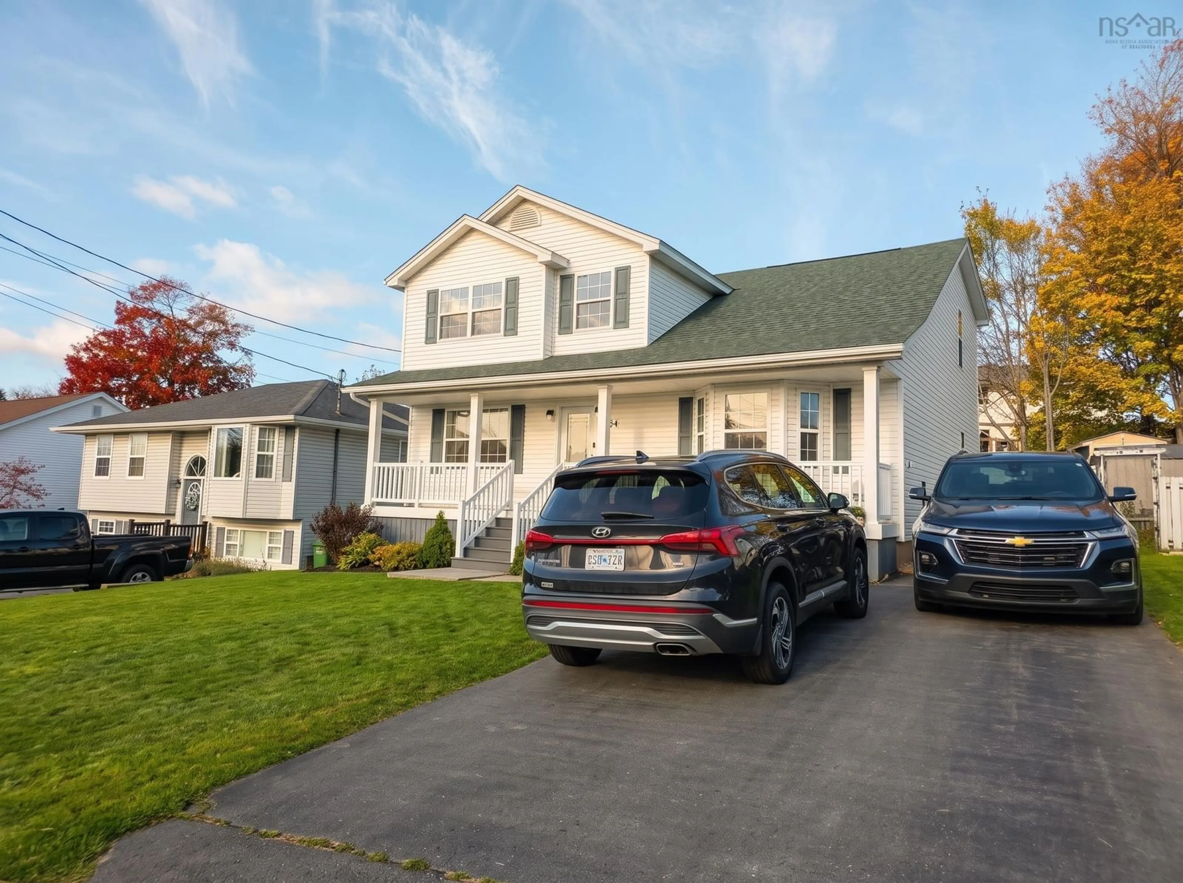 Home with vinyl exterior material, street for 64 Rossing Dr, Middle Sackville Nova Scotia B4E 3E5