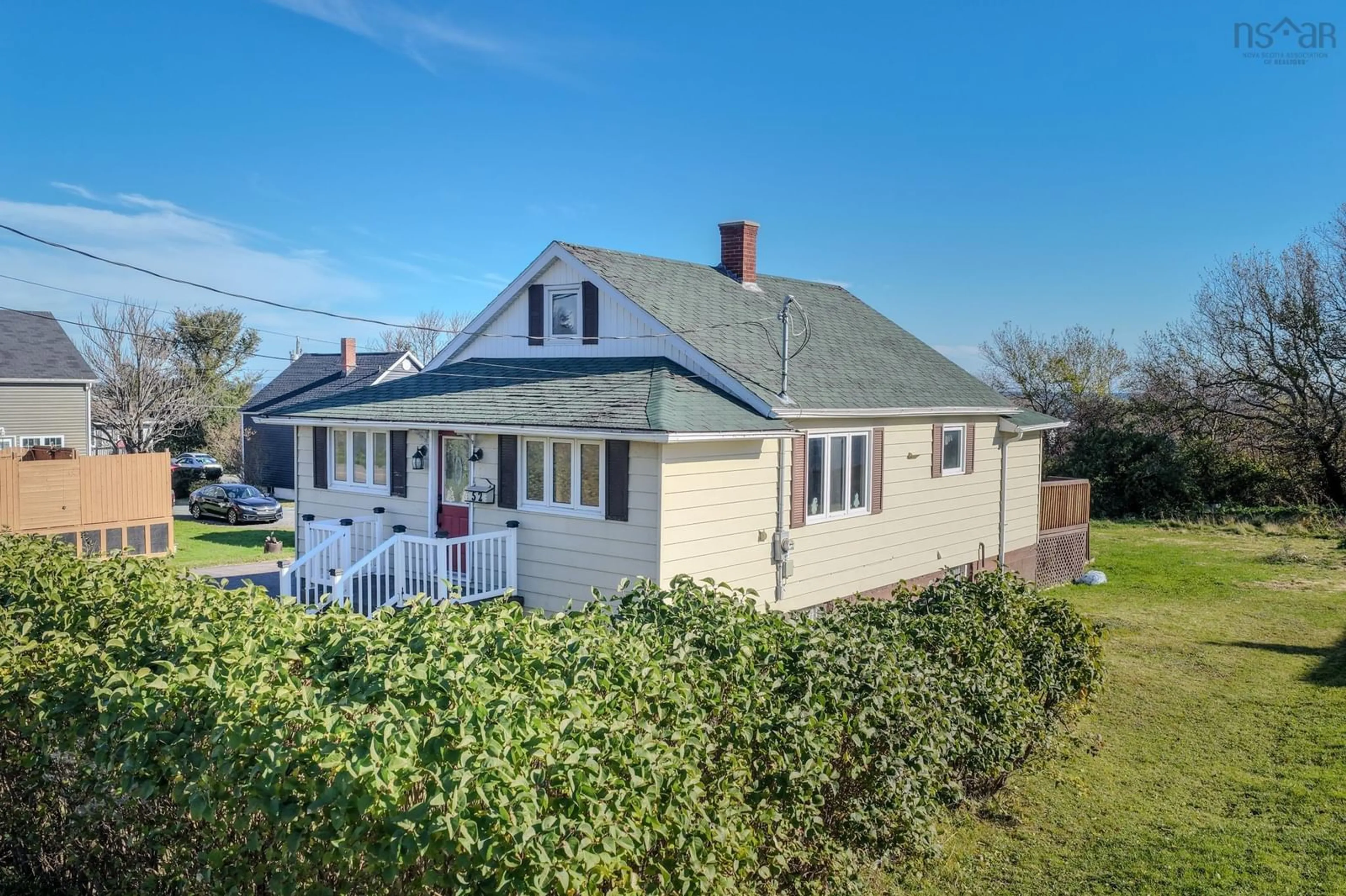 A pic from outside/outdoor area/front of a property/back of a property/a pic from drone, unknown for 52 Sterling Rd, Glace Bay Nova Scotia B1A 3X5