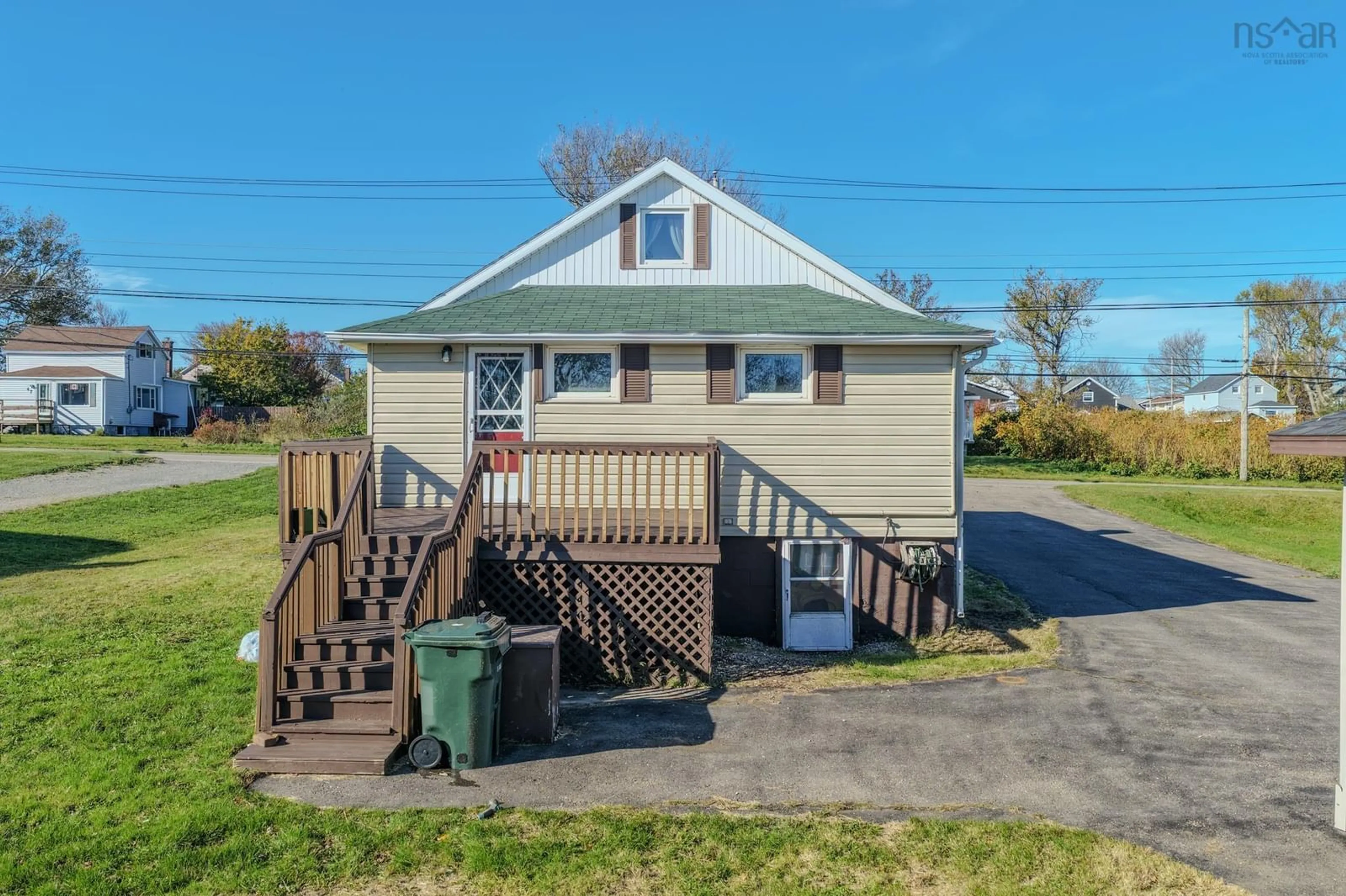 A pic from outside/outdoor area/front of a property/back of a property/a pic from drone, street for 52 Sterling Rd, Glace Bay Nova Scotia B1A 3X5