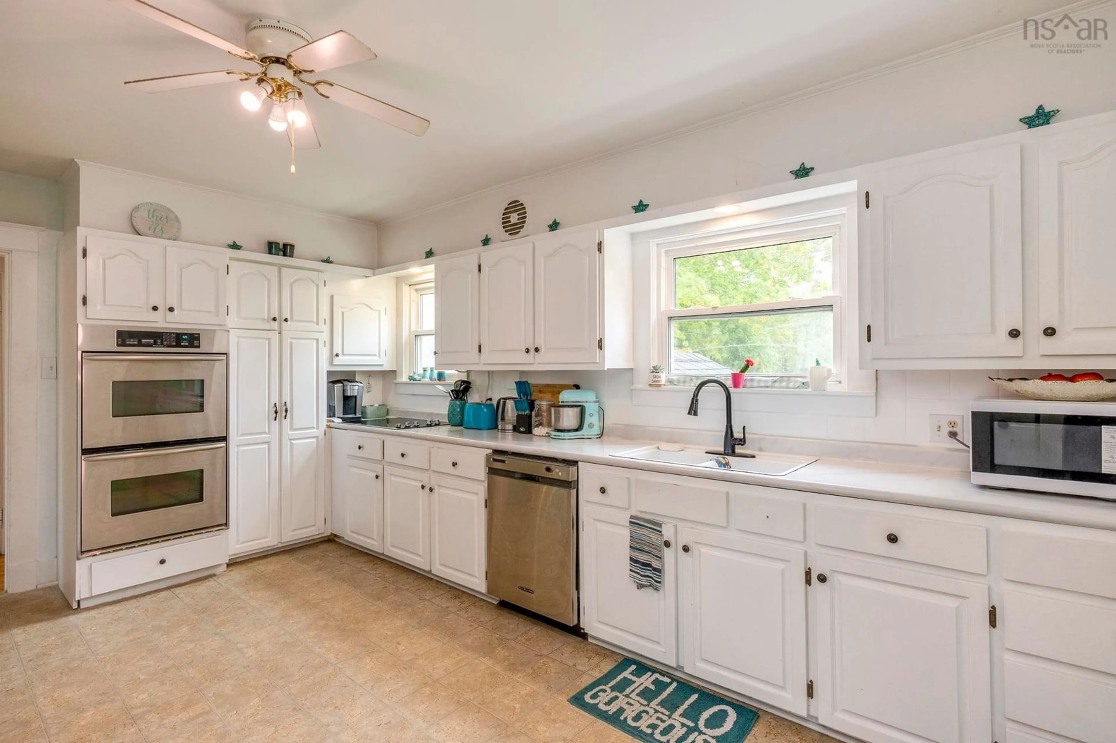 Open concept kitchen, ceramic/tile floor for 115 South St, Carleton Corner Nova Scotia B0S 1C0