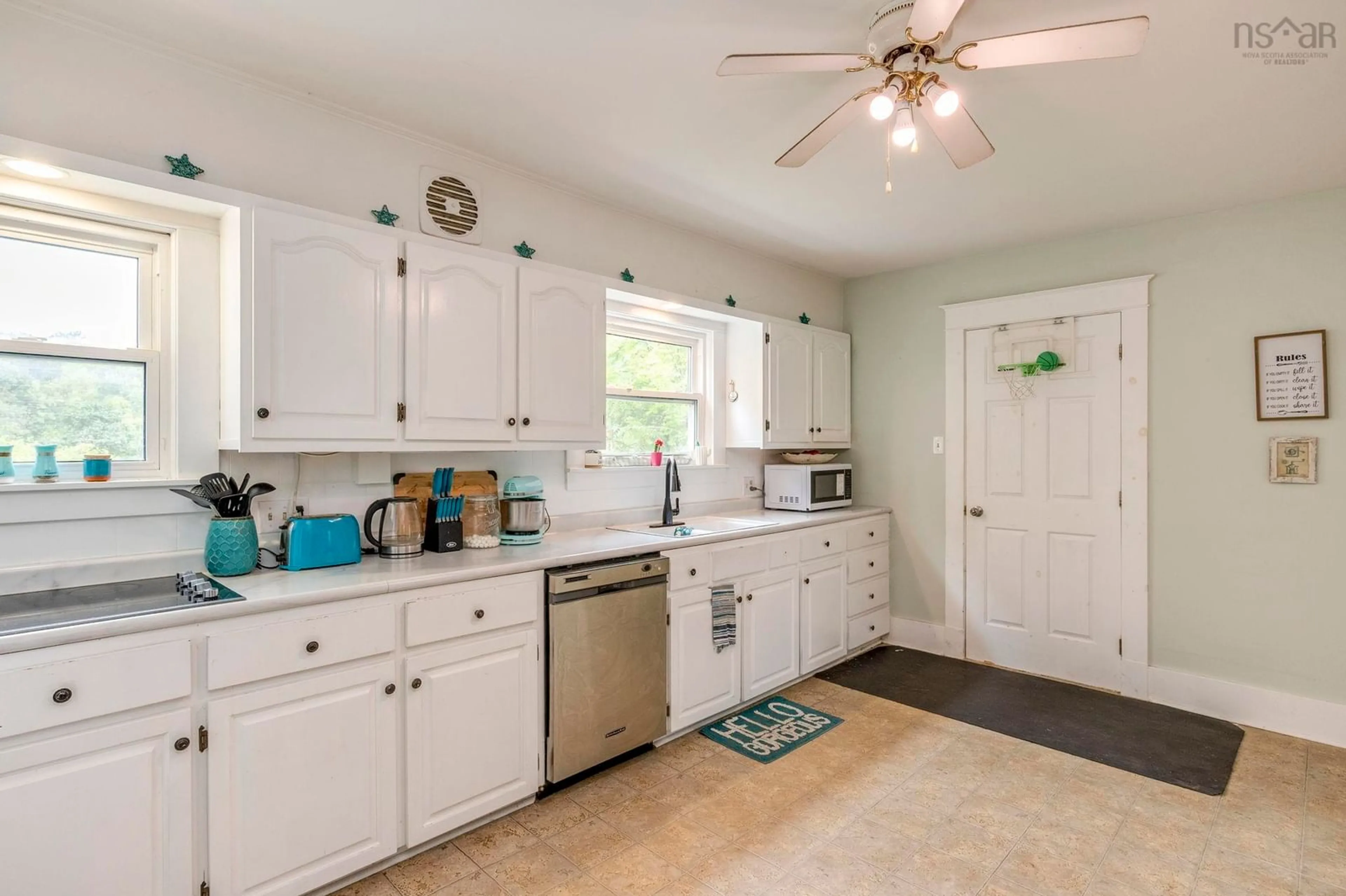 Standard kitchen, ceramic/tile floor for 115 South St, Carleton Corner Nova Scotia B0S 1C0