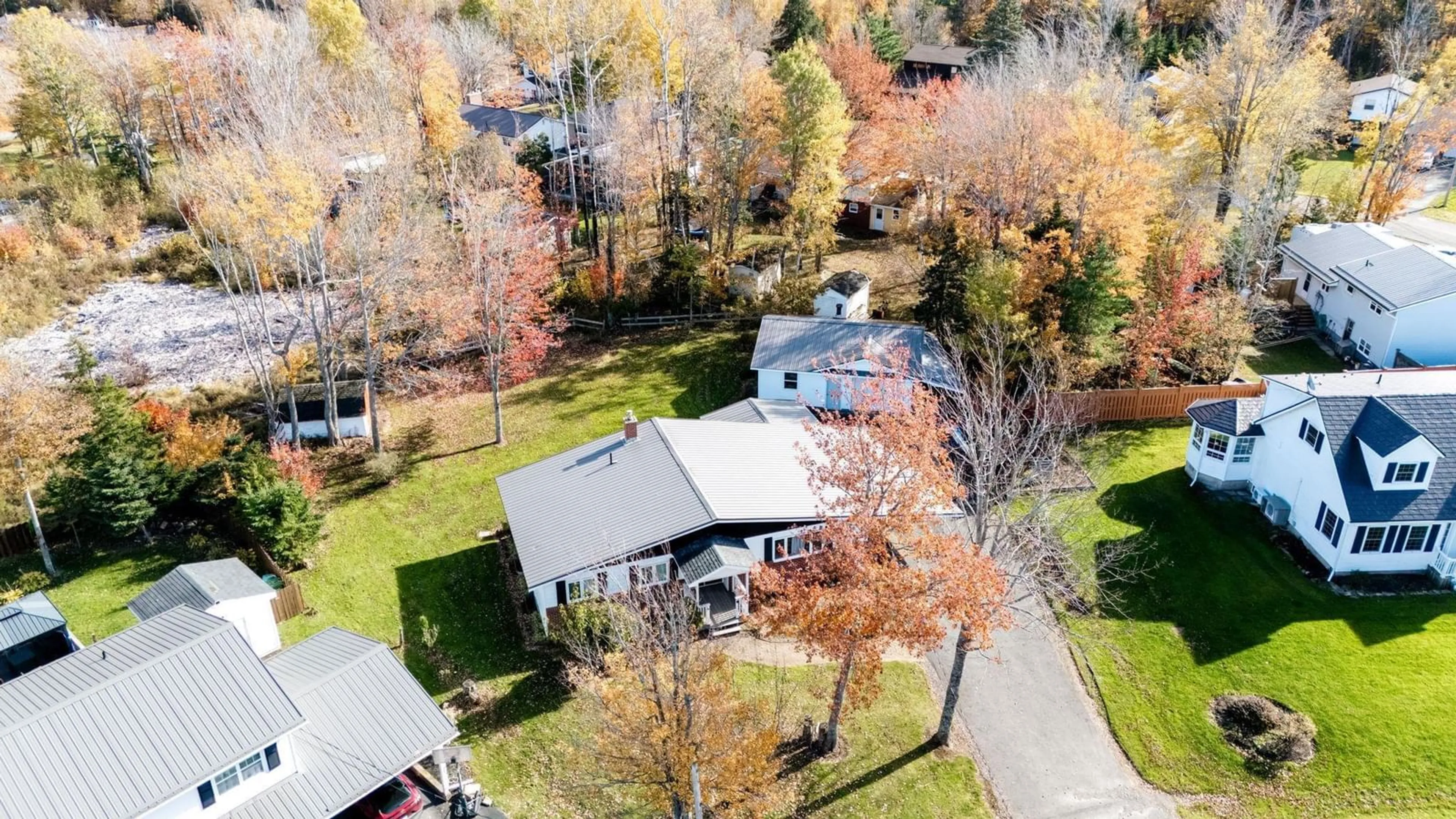 A pic from outside/outdoor area/front of a property/back of a property/a pic from drone, street for 35 Cedar Dr #35, Stellarton Nova Scotia B0K 1S0