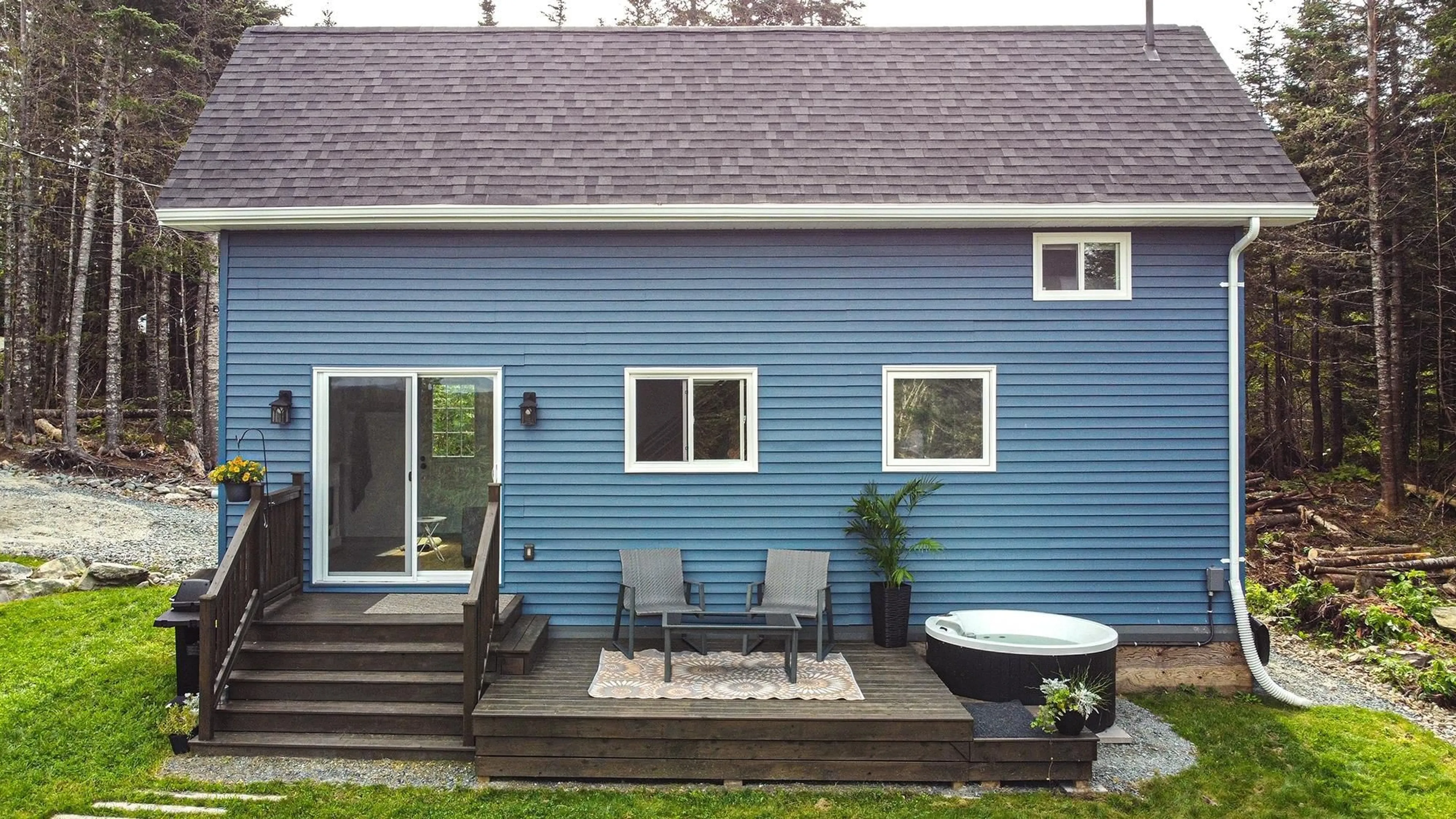 Home with vinyl exterior material, street for 1436 East Petpeswick Rd, East Petpeswick Nova Scotia B0J 2L0
