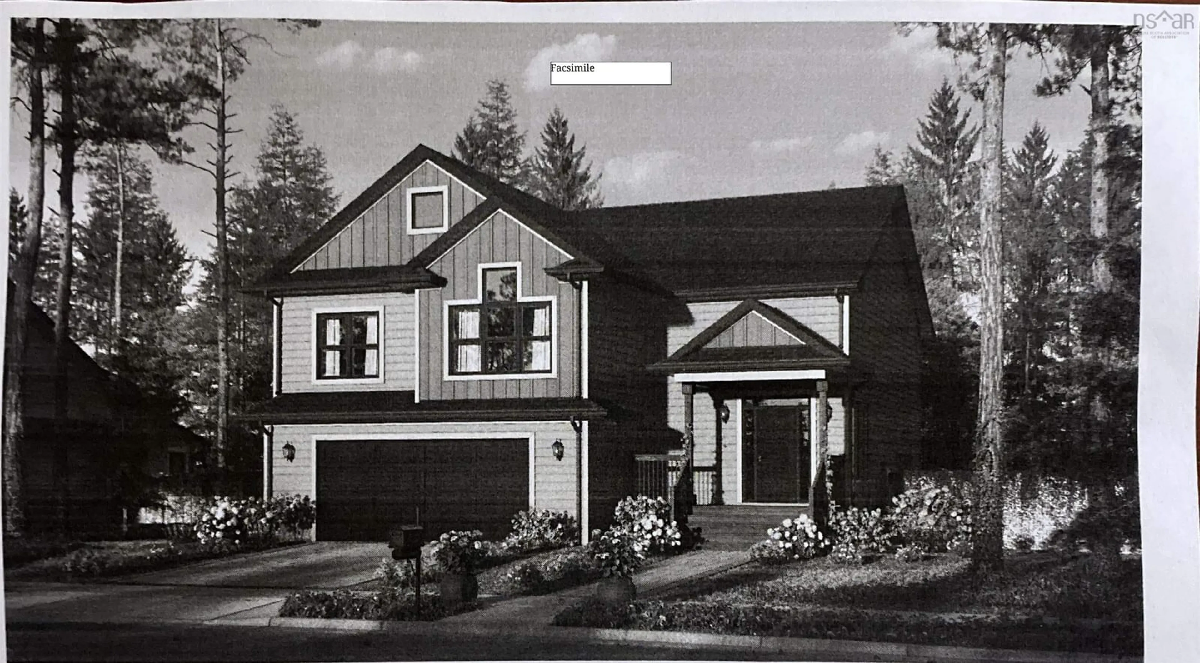 Home with vinyl exterior material, street for 45 Striper Lane #Lot 22, Enfield Nova Scotia B2T 0G7