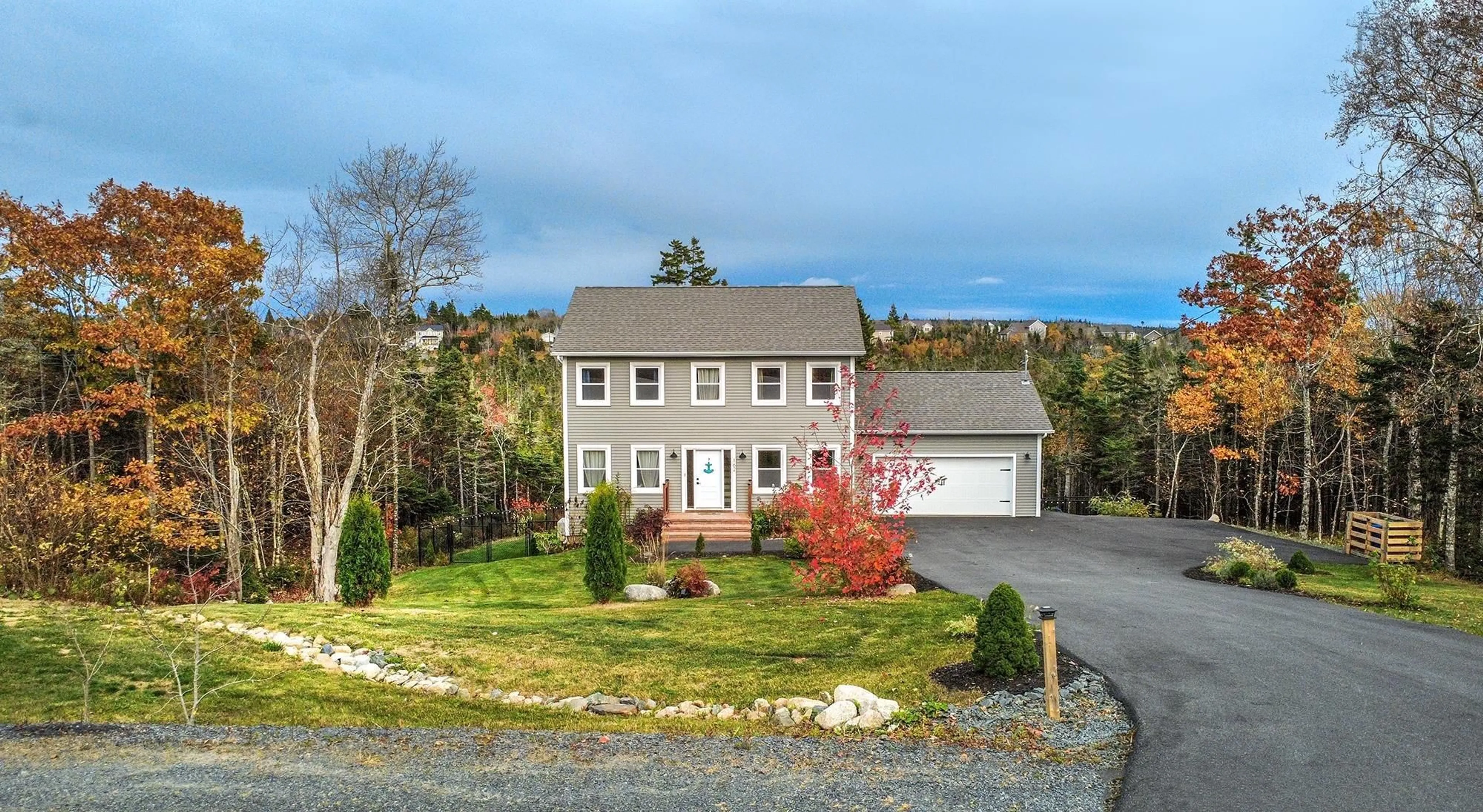 A pic from outside/outdoor area/front of a property/back of a property/a pic from drone, unknown for 162 Thicket Dr, Brookside Nova Scotia B3T 0B5