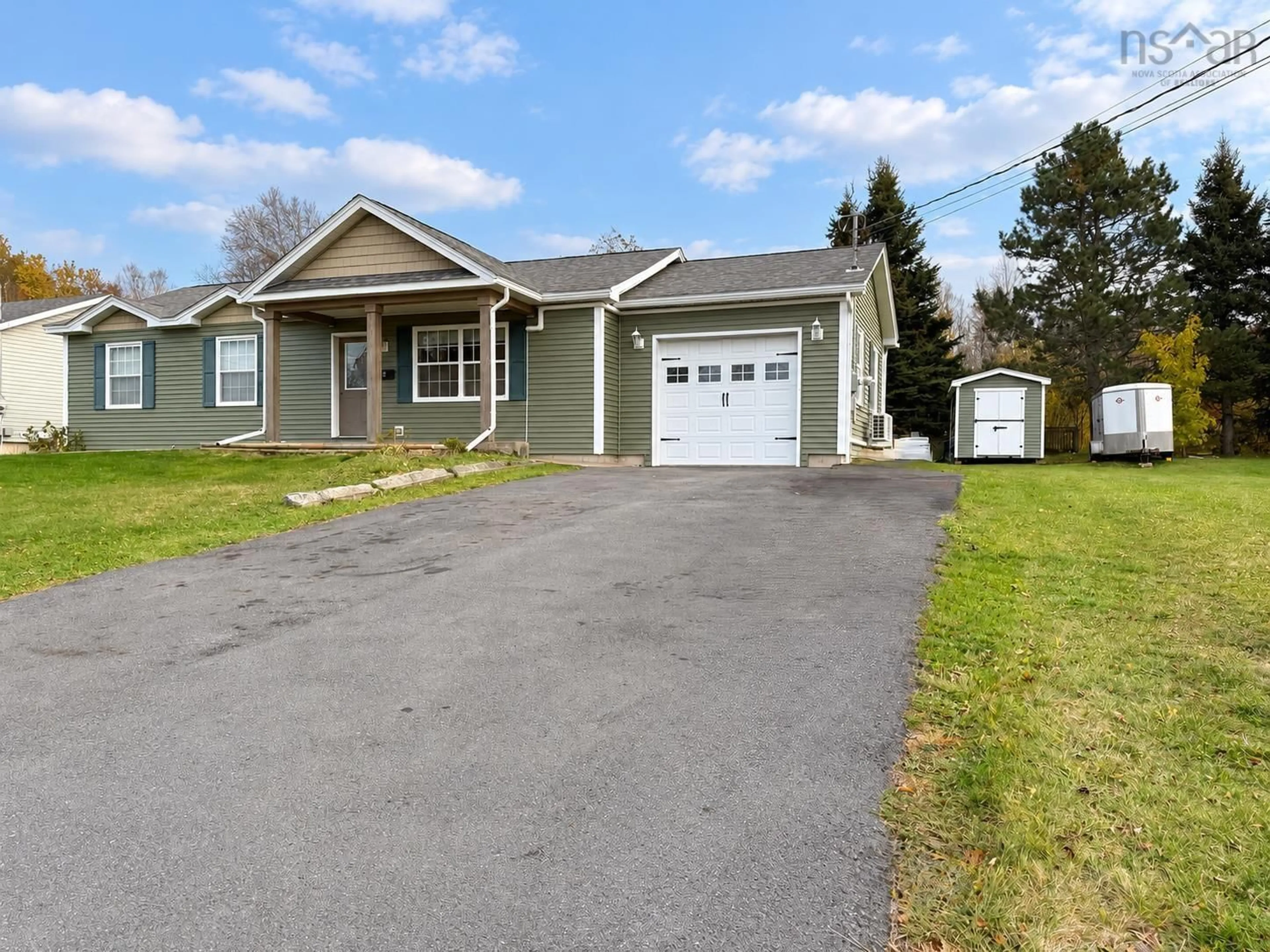 Home with vinyl exterior material, street for 15/19 Brownell Ave, Amherst Nova Scotia B4H 1Z8