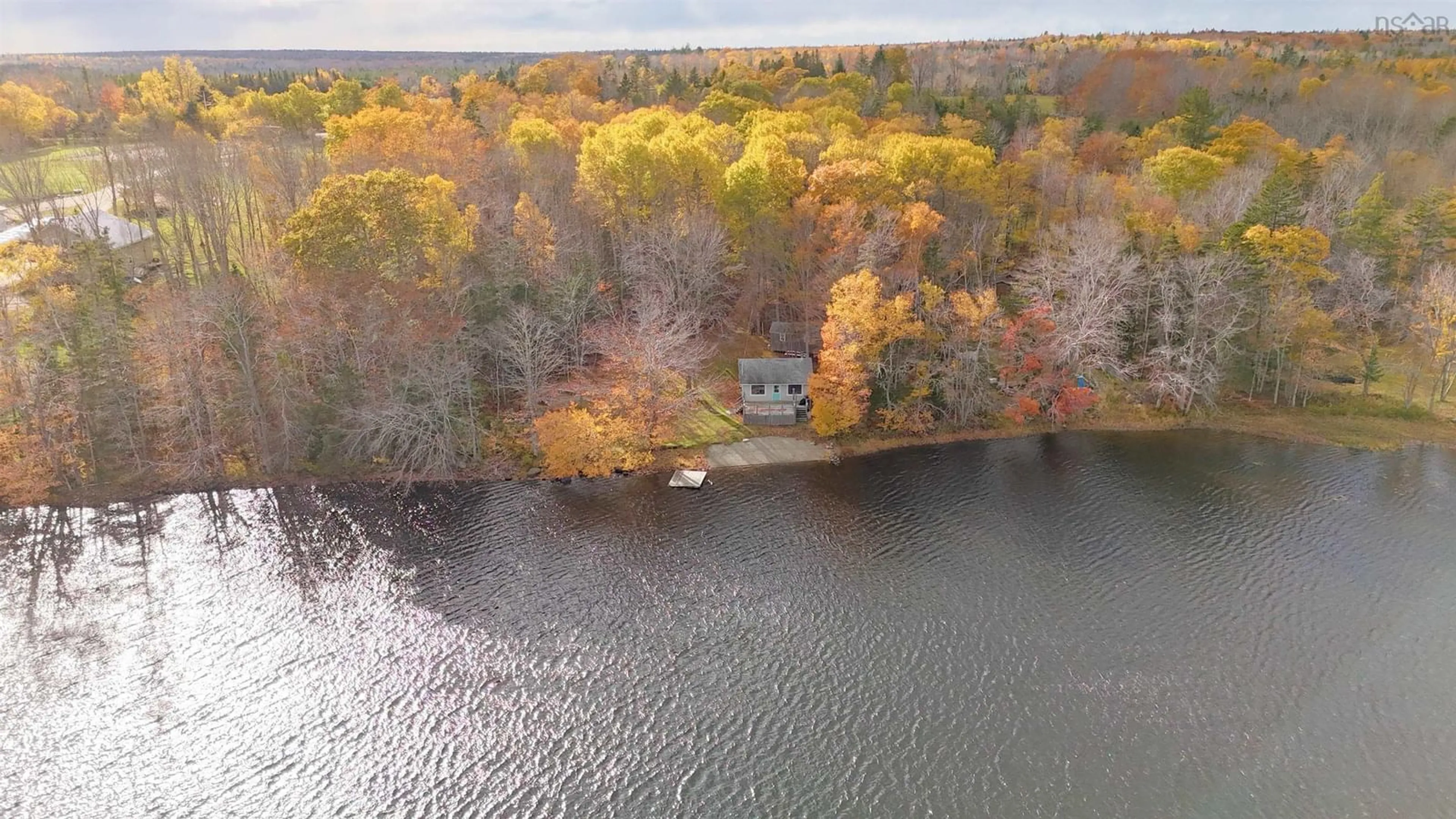 A pic from outside/outdoor area/front of a property/back of a property/a pic from drone, water/lake/river/ocean view for 4848 Highway 340, Carleton Nova Scotia B5A 5P9