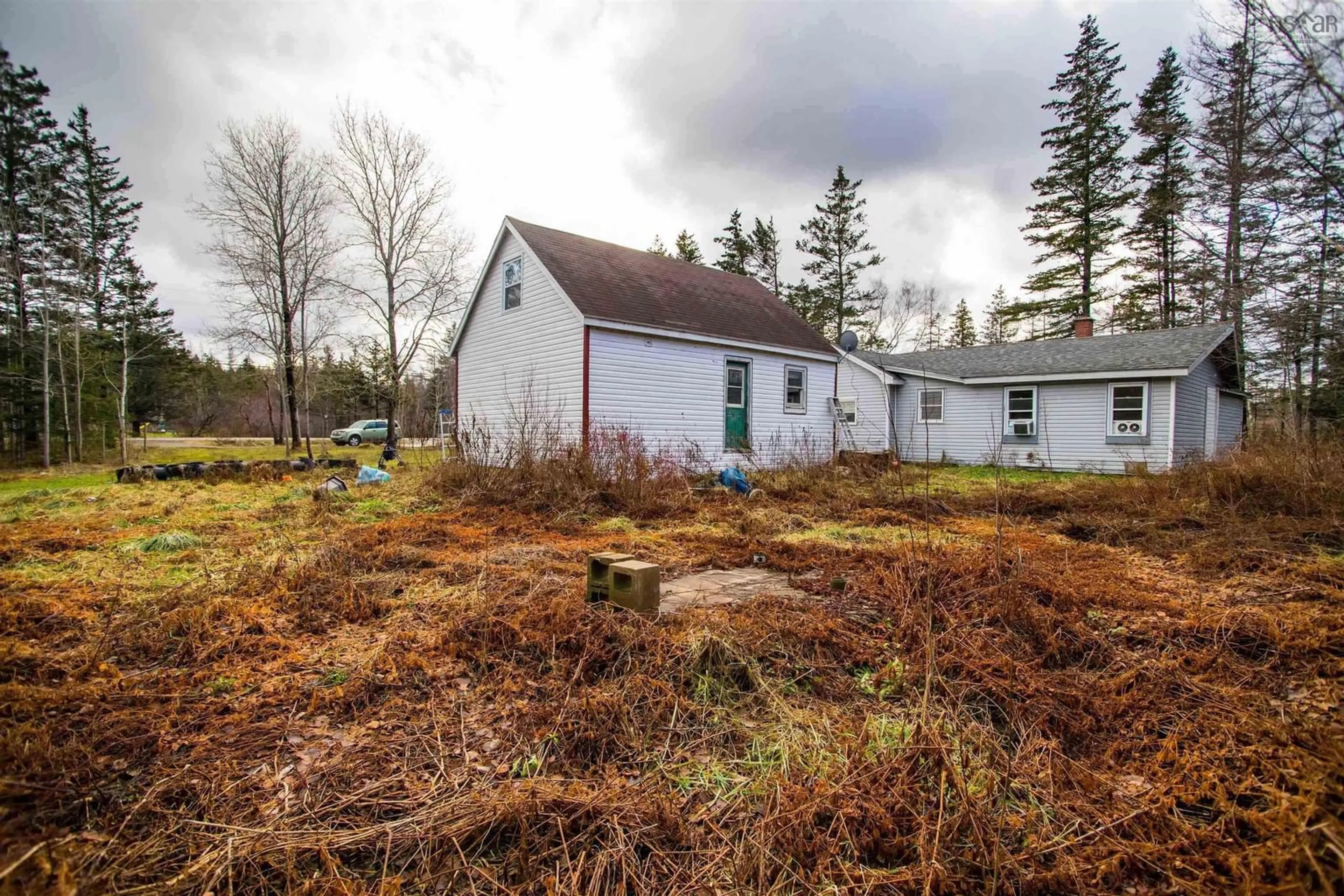 A pic from outside/outdoor area/front of a property/back of a property/a pic from drone, building for 5987 101 Highway, Ashmore Nova Scotia B0V 1A0