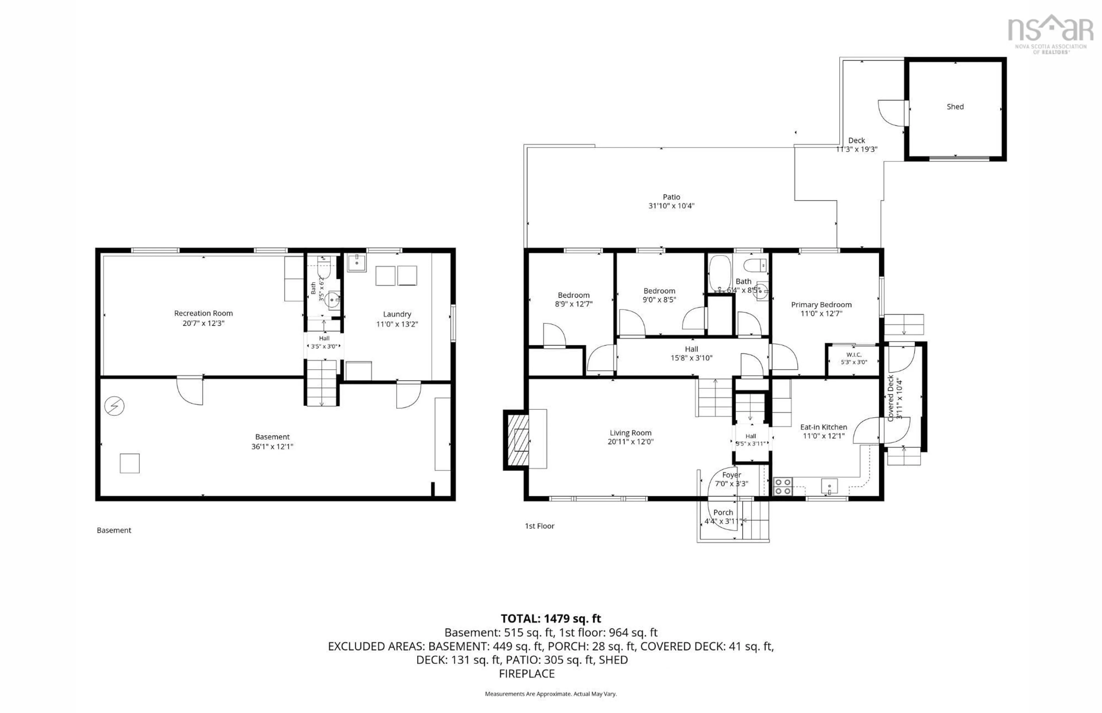 Floor plan for 21 Laurie Dr, Lower Sackville Nova Scotia B4E 1G1
