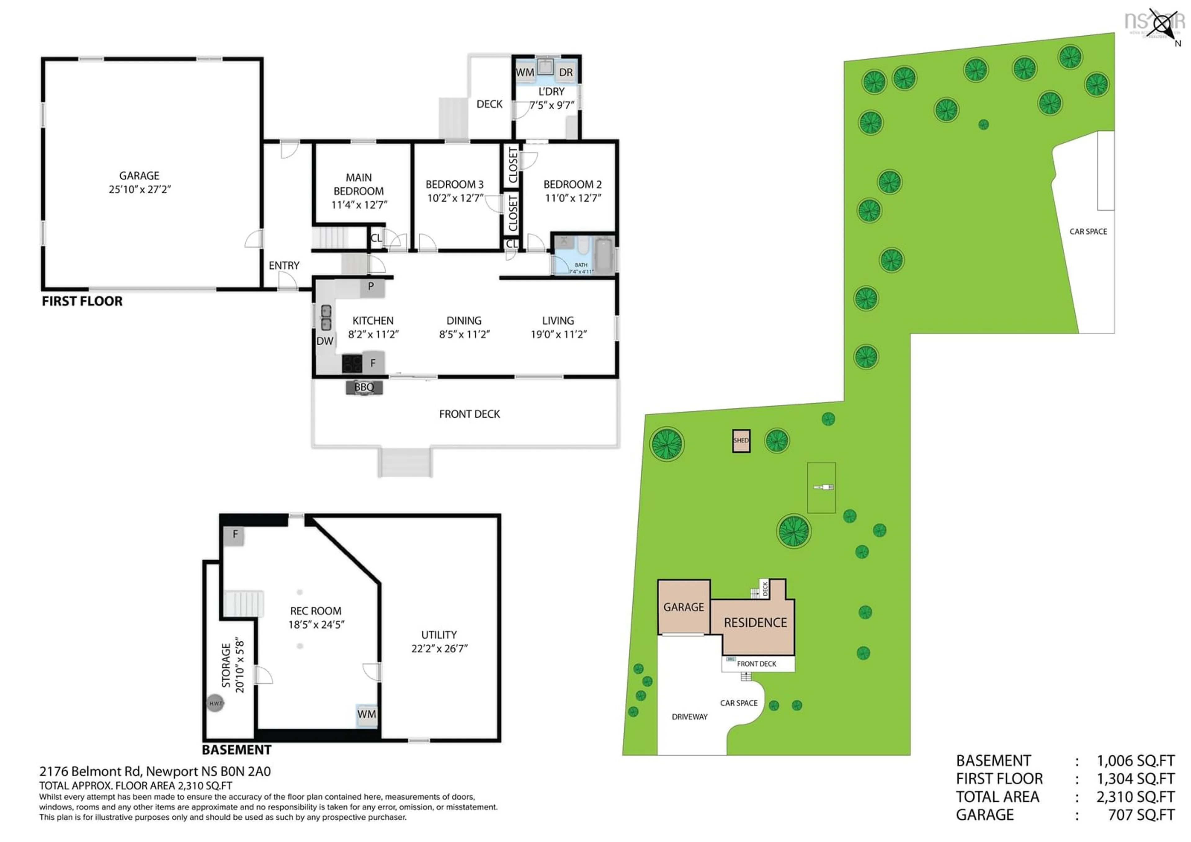 Floor plan for 2176 Belmont Rd, Belmont Nova Scotia B0N 2A0