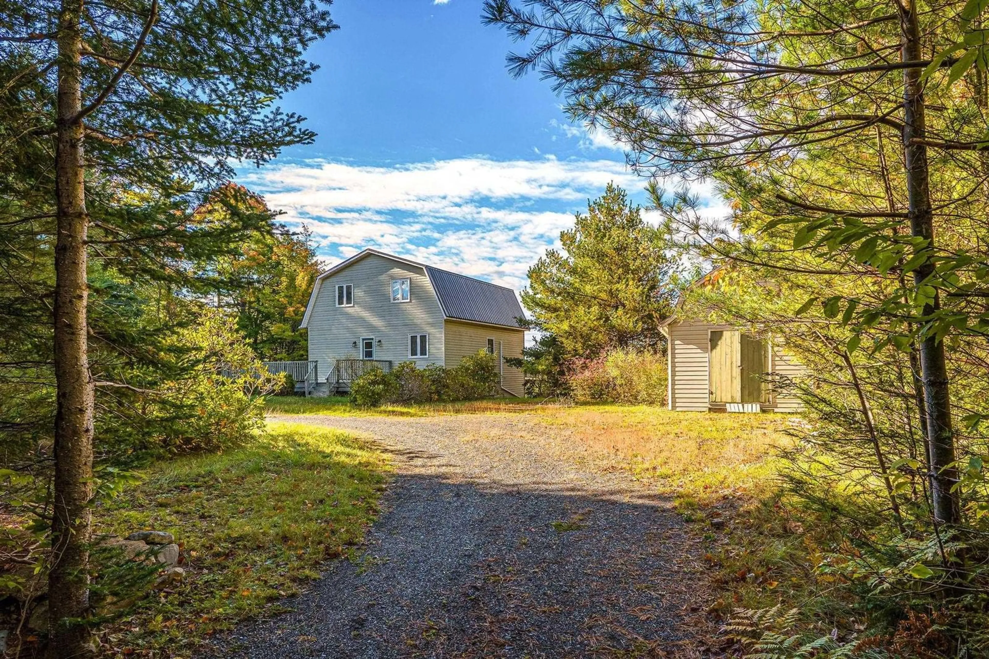 A pic from outside/outdoor area/front of a property/back of a property/a pic from drone, unknown for 118 Tri Lake Dr, Labelle Nova Scotia B0T 1E0