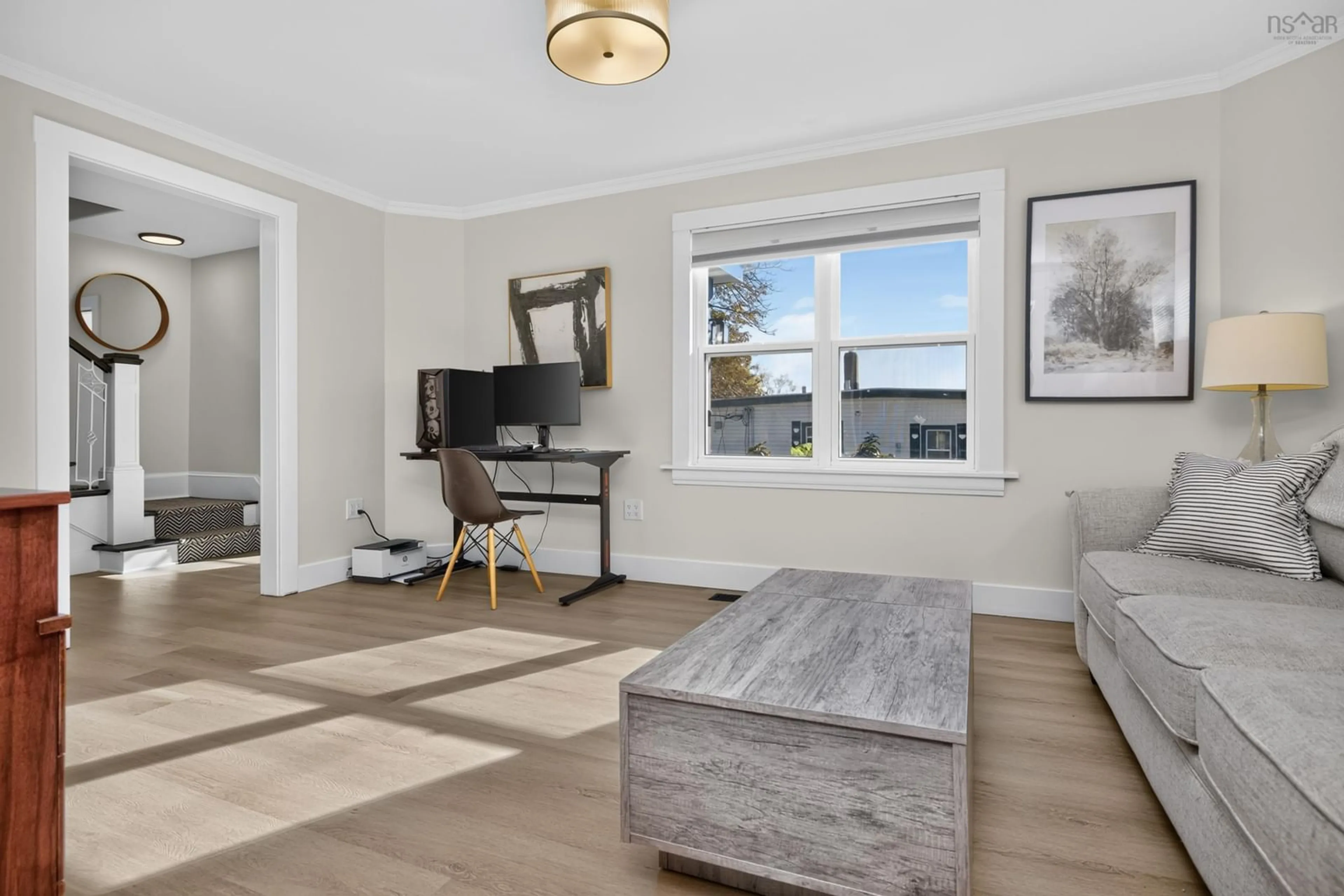 Living room with furniture, unknown for 49 Rose St, Dartmouth Nova Scotia B3A 2T8