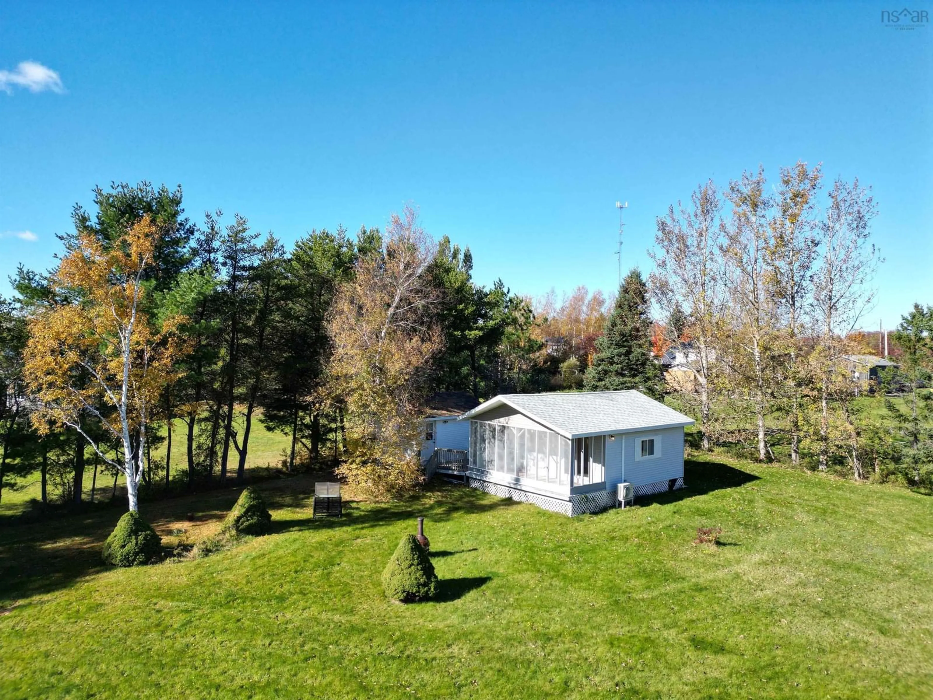 A pic from outside/outdoor area/front of a property/back of a property/a pic from drone, unknown for 19 Blue Heron Way, Pugwash Nova Scotia B0K 1L0
