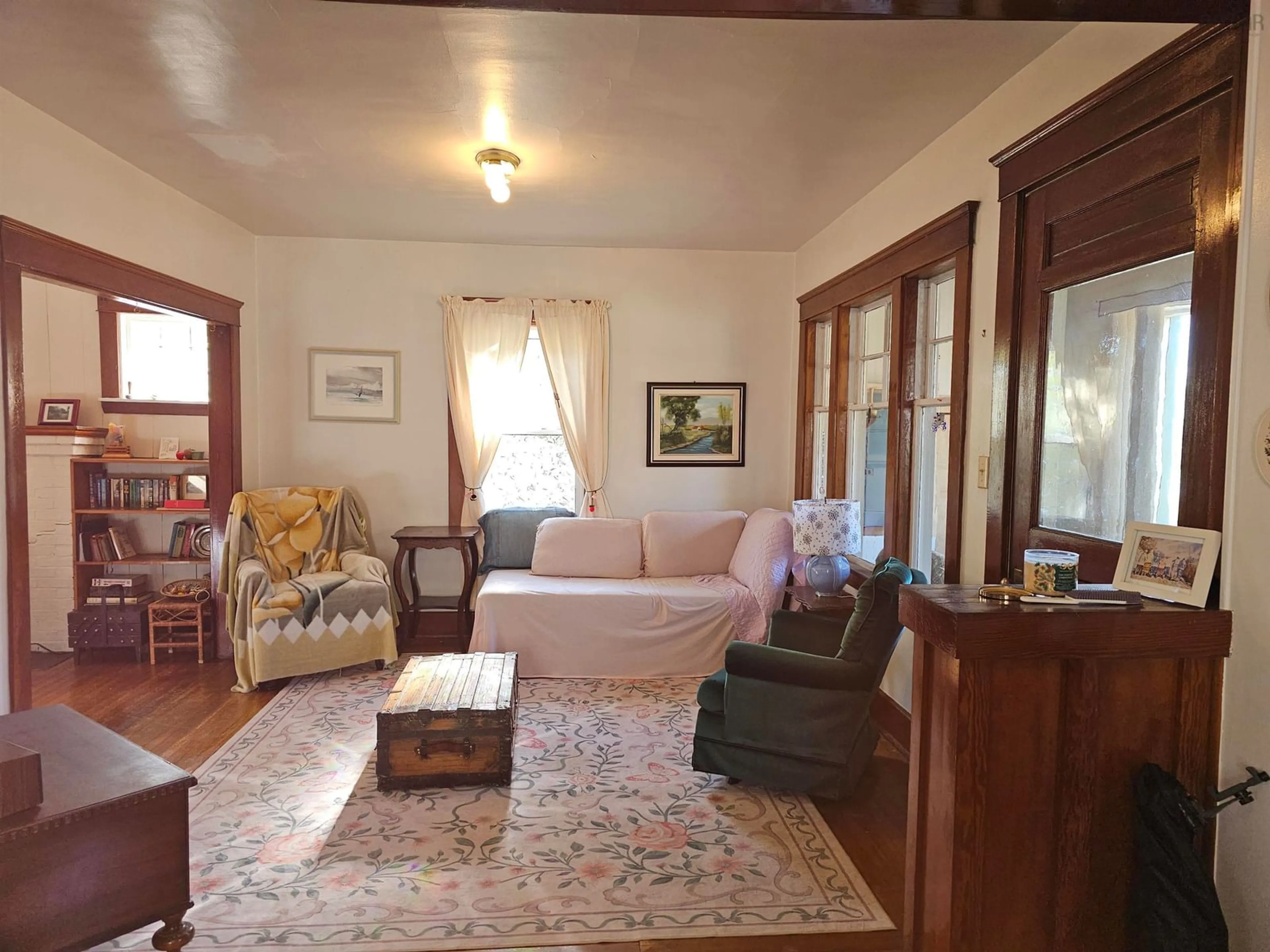 Living room with furniture, unknown for 66 Queen St, Digby Nova Scotia B0V 1A0