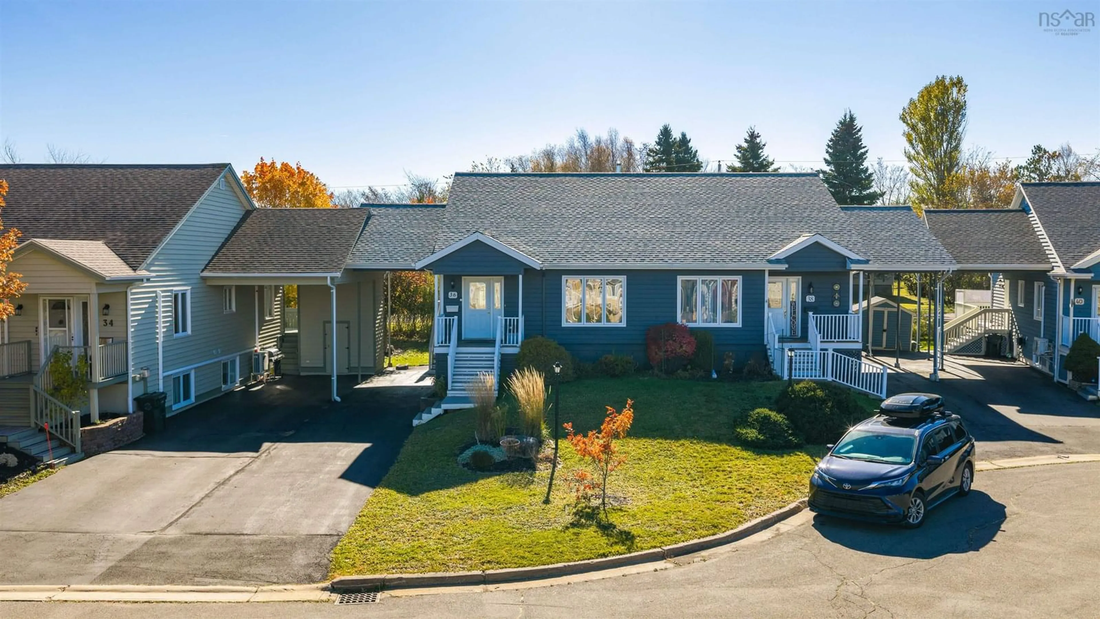 A pic from outside/outdoor area/front of a property/back of a property/a pic from drone, street for 36 Wellington Crt, Truro Nova Scotia B2N 6M9