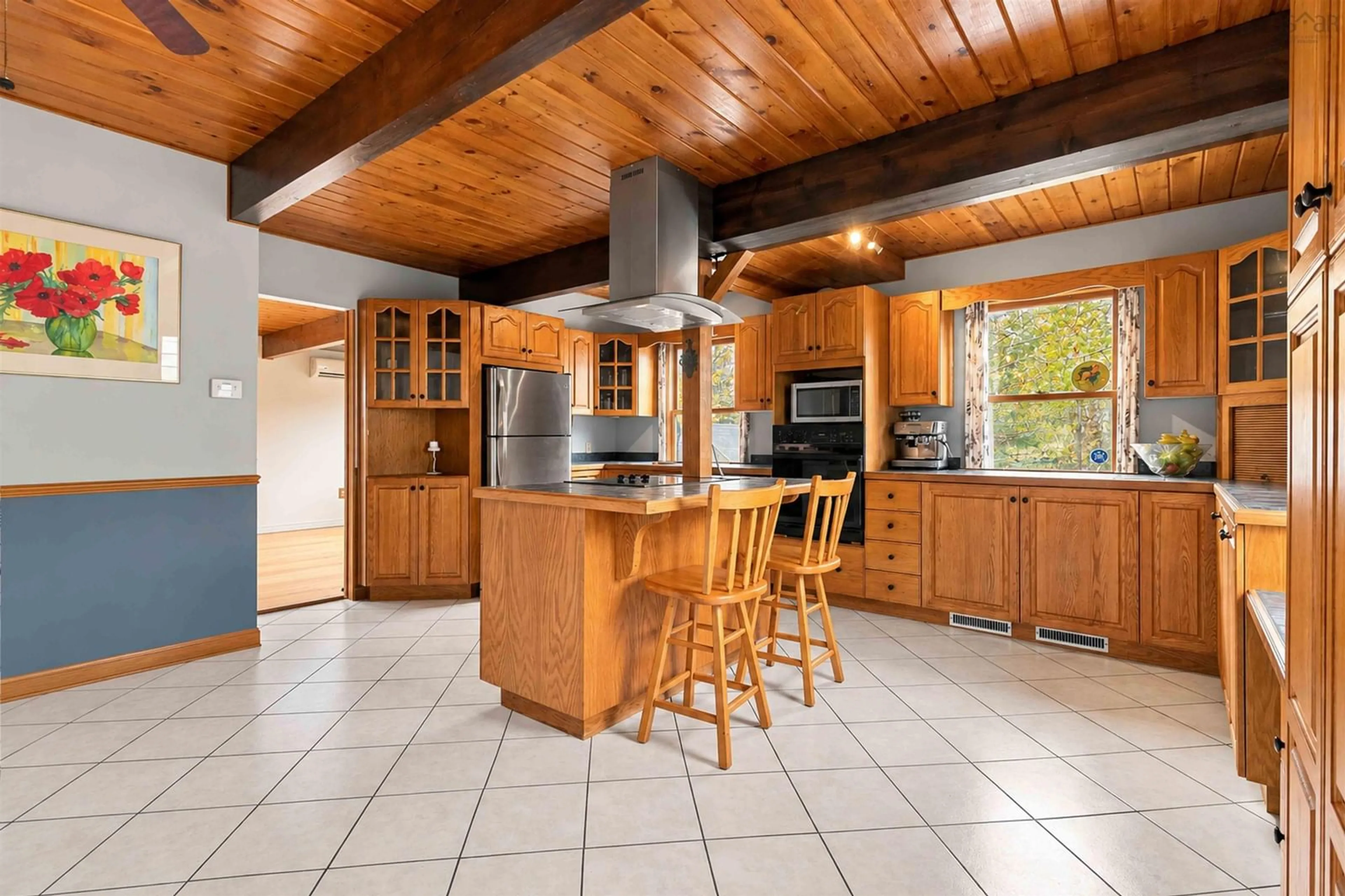 Open concept kitchen, ceramic/tile floor for 7 Robina Dr, Lake Echo Nova Scotia B3E 1A7