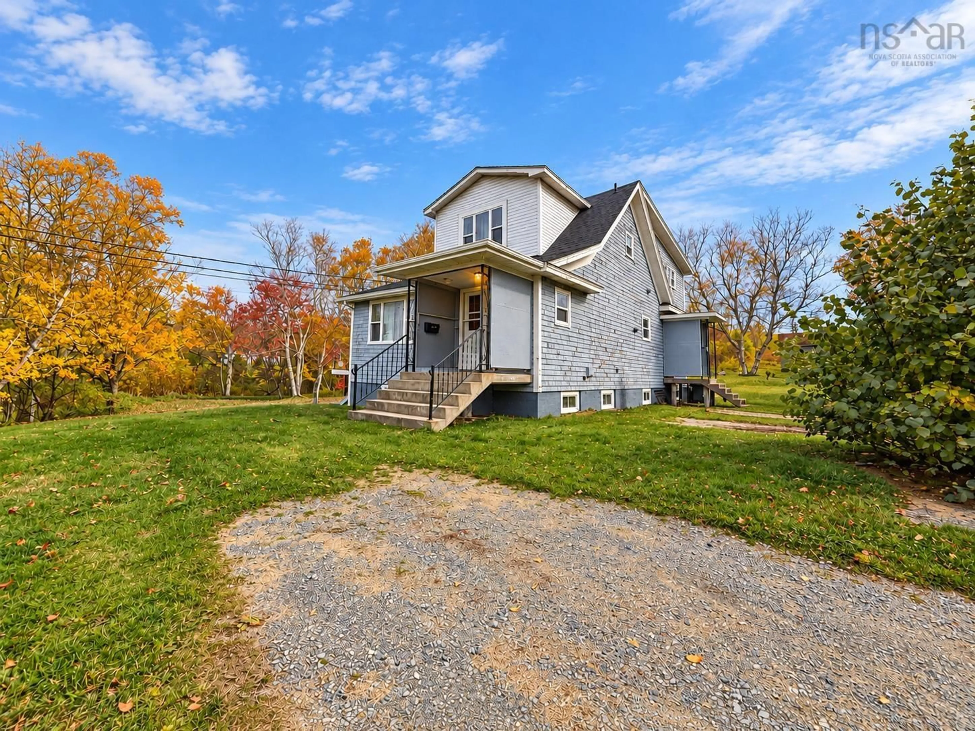 A pic from outside/outdoor area/front of a property/back of a property/a pic from drone, street for 1696 Victoria Rd, Whitney Pier Nova Scotia B1N 1N3
