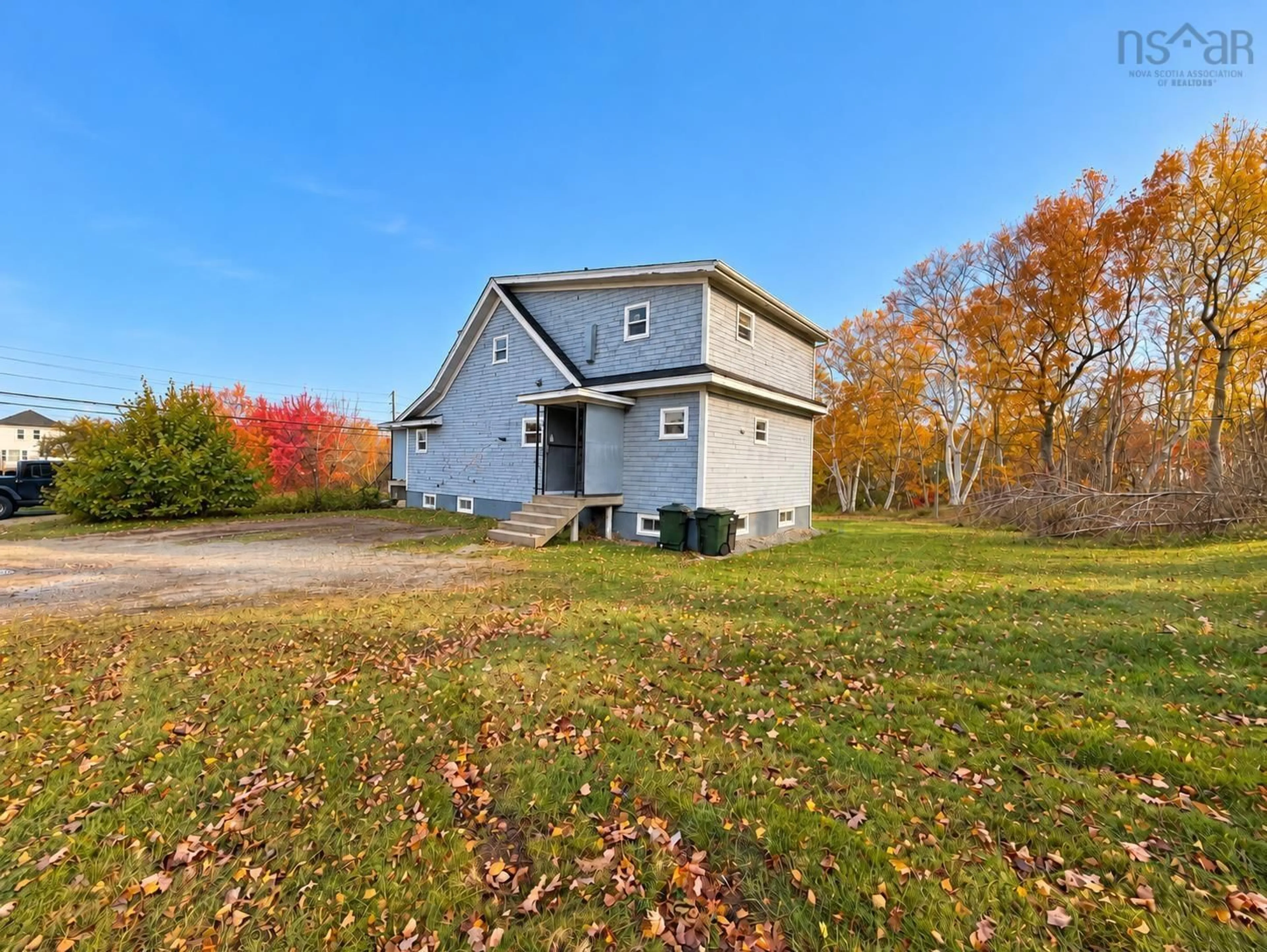 A pic from outside/outdoor area/front of a property/back of a property/a pic from drone, street for 1696 Victoria Rd, Whitney Pier Nova Scotia B1N 1N3