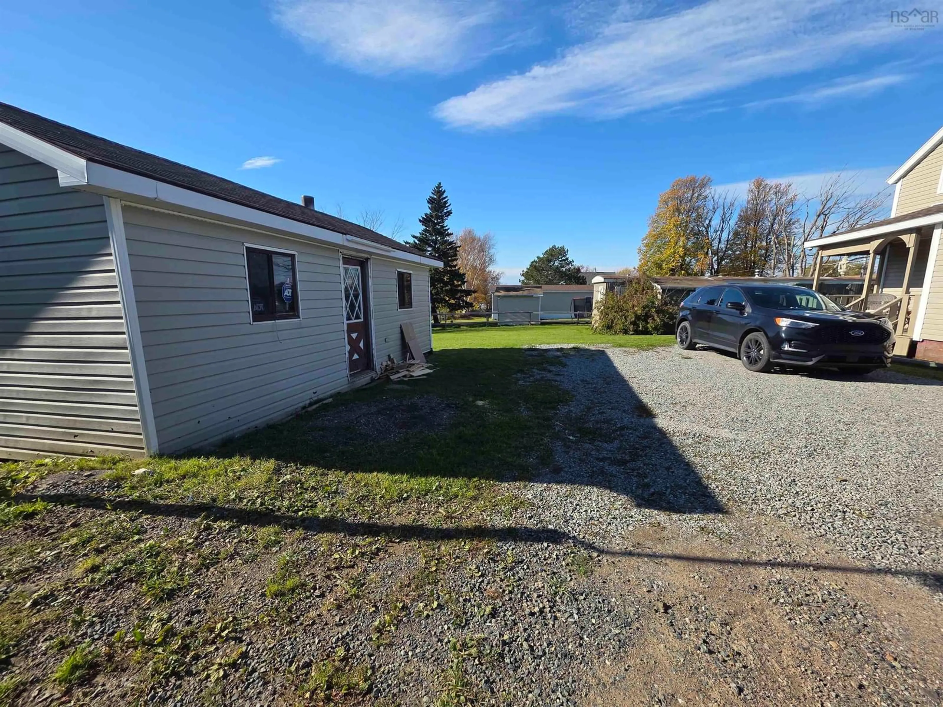 A pic from outside/outdoor area/front of a property/back of a property/a pic from drone, street for 40 Church St, Sydney Mines Nova Scotia B1V 2R9