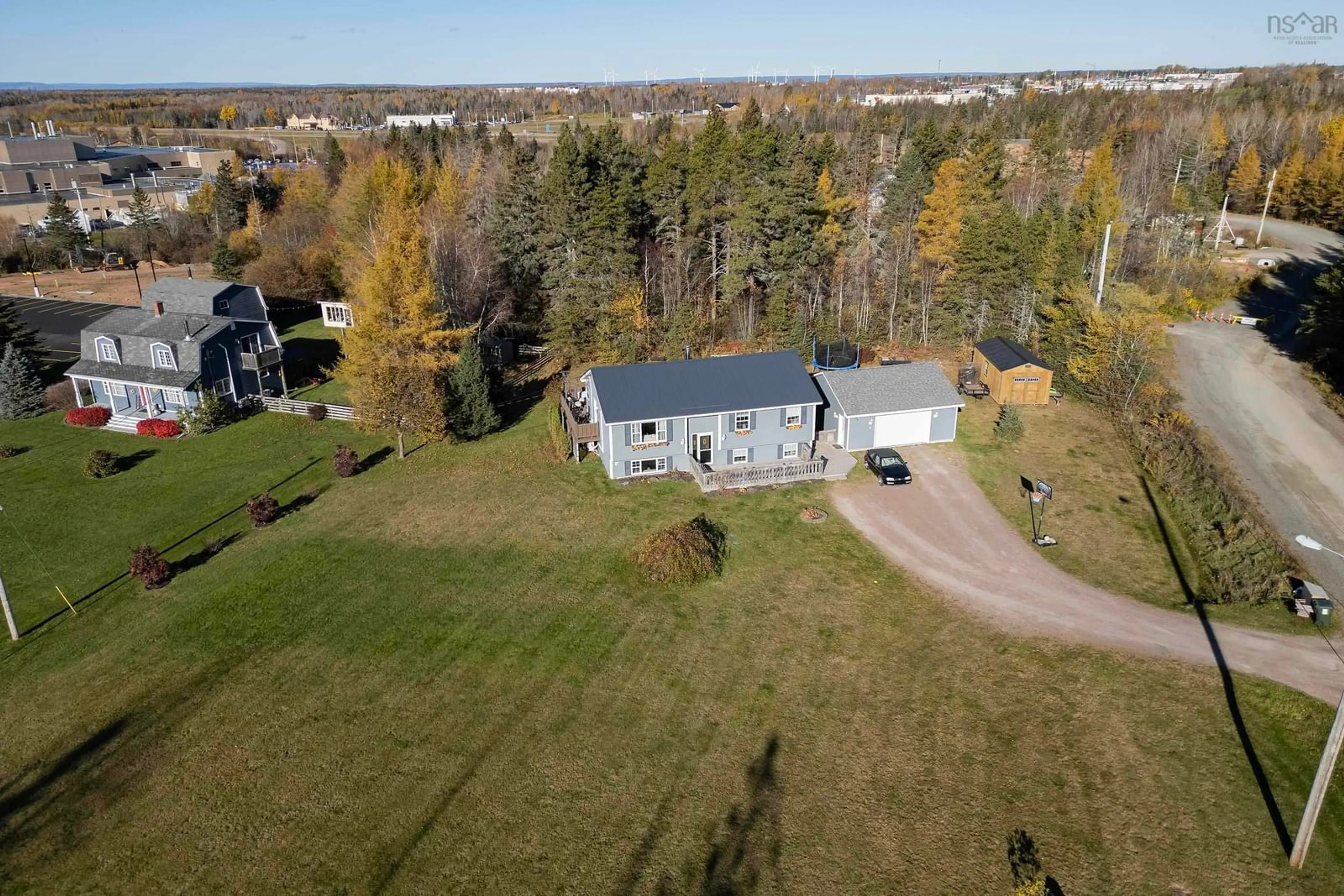 A pic from outside/outdoor area/front of a property/back of a property/a pic from drone, unknown for 7 Burns Dr, Upper Nappan Nova Scotia B4H 3Y4