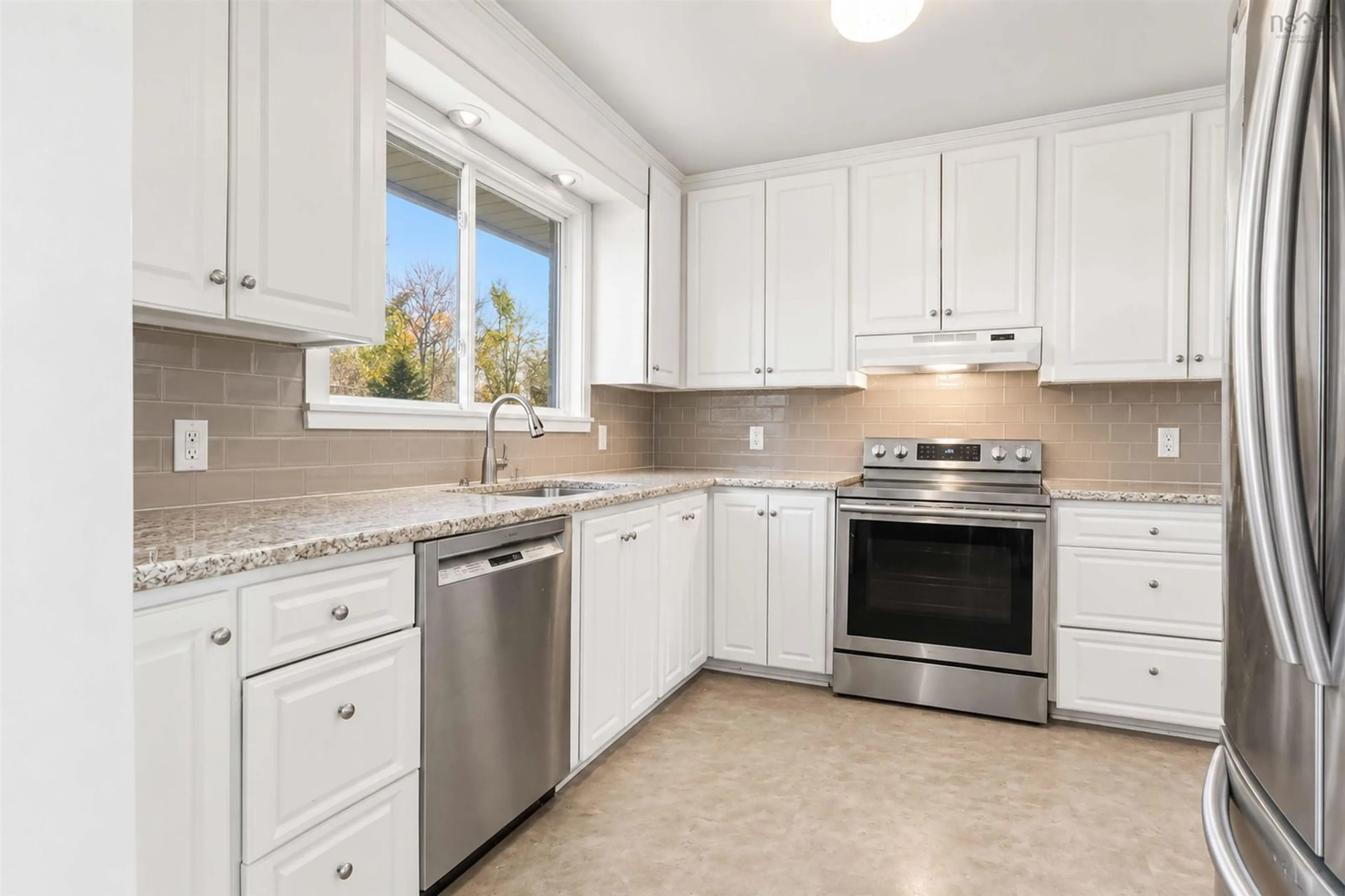 Standard kitchen, ceramic/tile floor for 52 Brentwood Avenue, Timberlea Nova Scotia B3T 1E5
