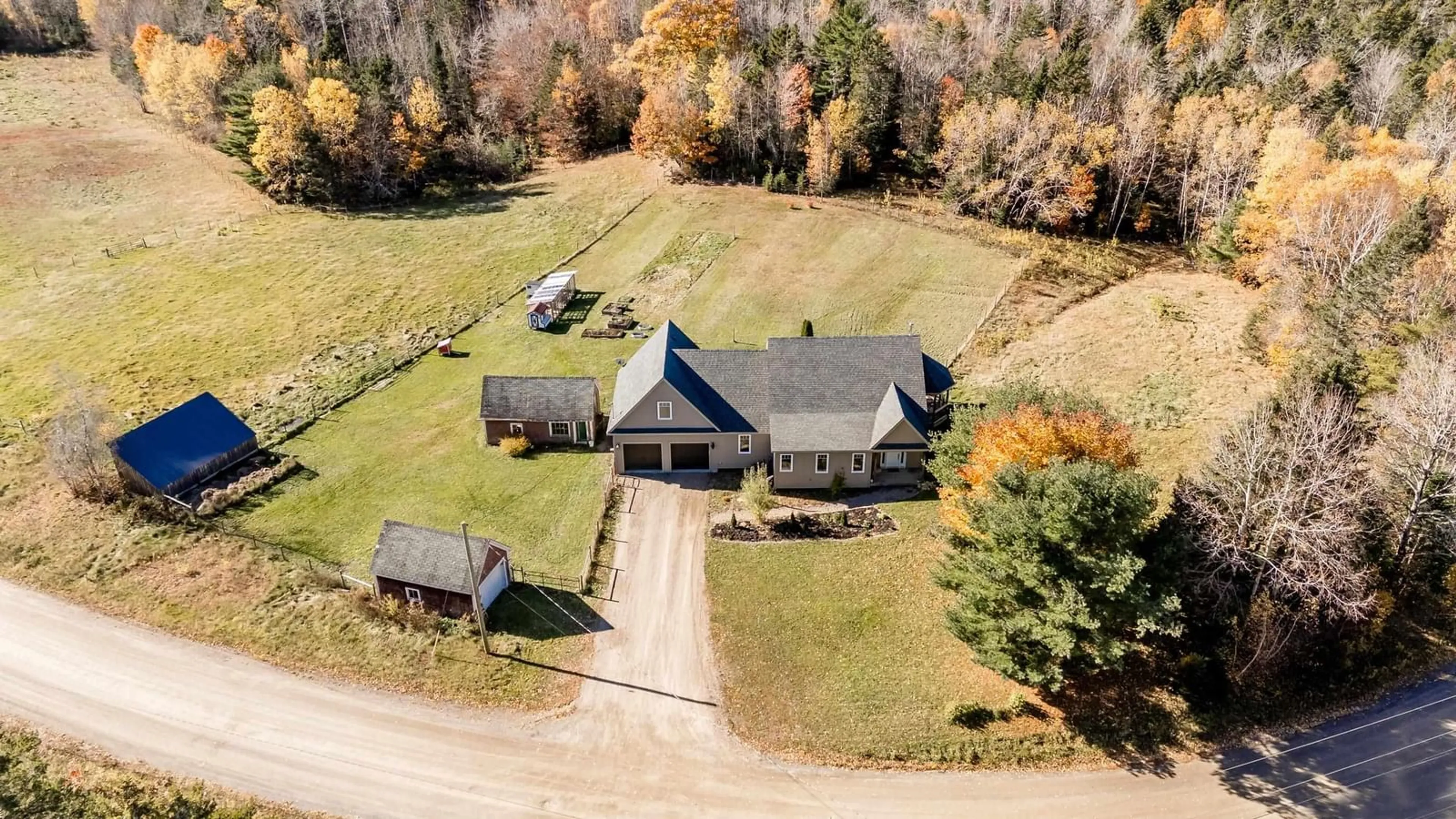 A pic from outside/outdoor area/front of a property/back of a property/a pic from drone, street for 1321 Greenfield Rd, Greenfield Nova Scotia B4P 2R1