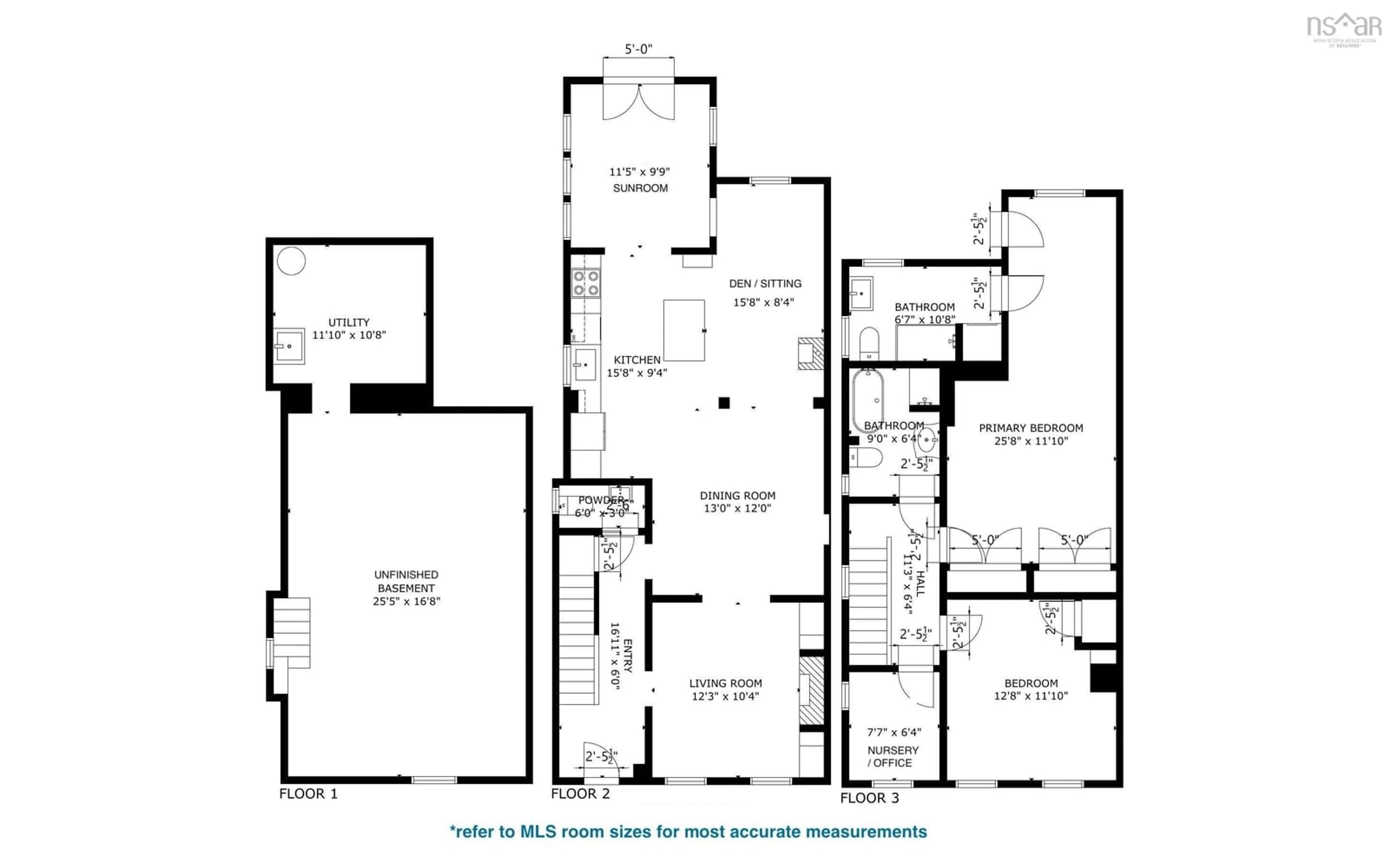 Floor plan for 6253 Summit St, West End Nova Scotia B3L 1R6