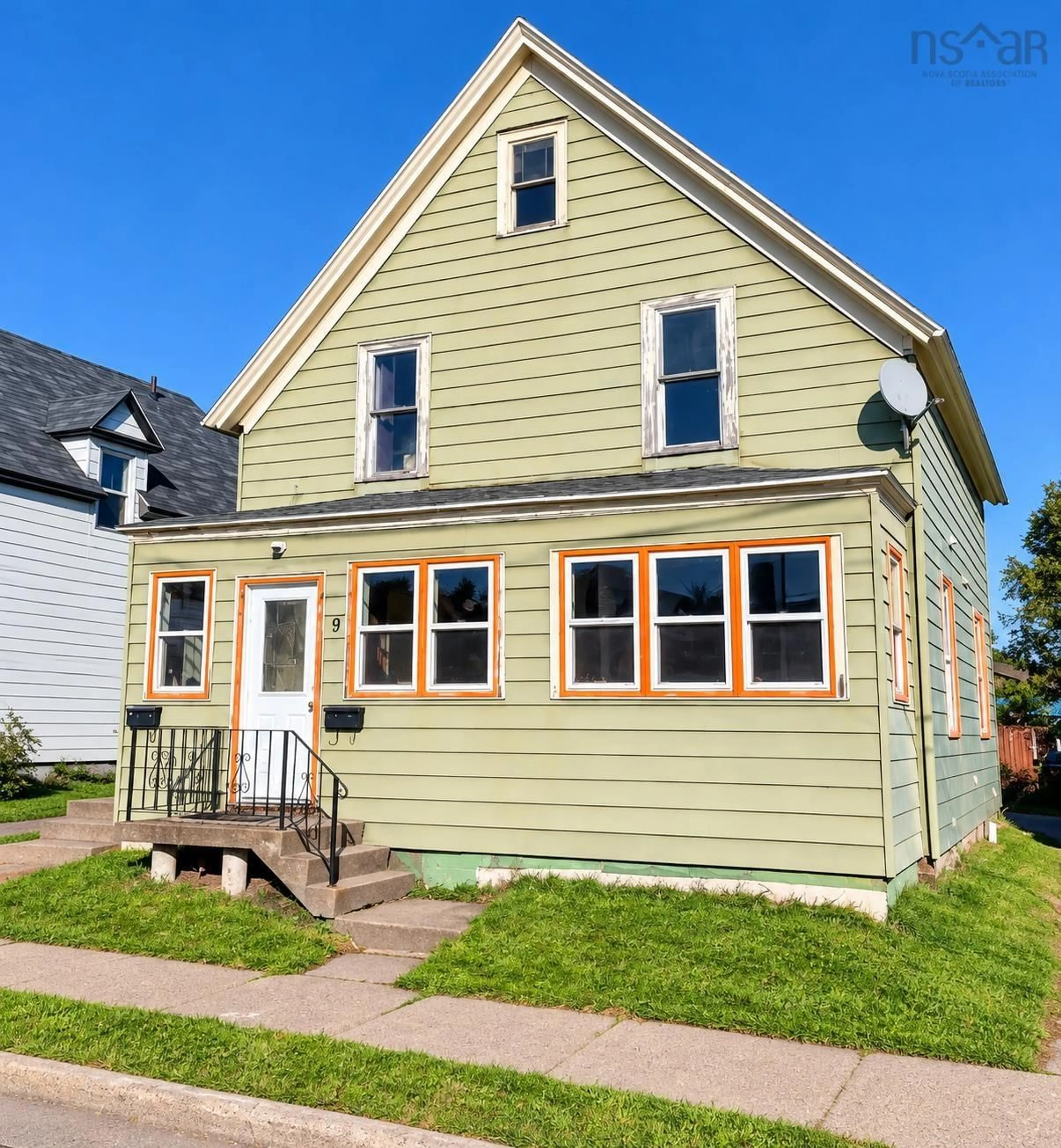 Home with vinyl exterior material, street for 9 Douglas Street, Sydney Nova Scotia B1P 1V2