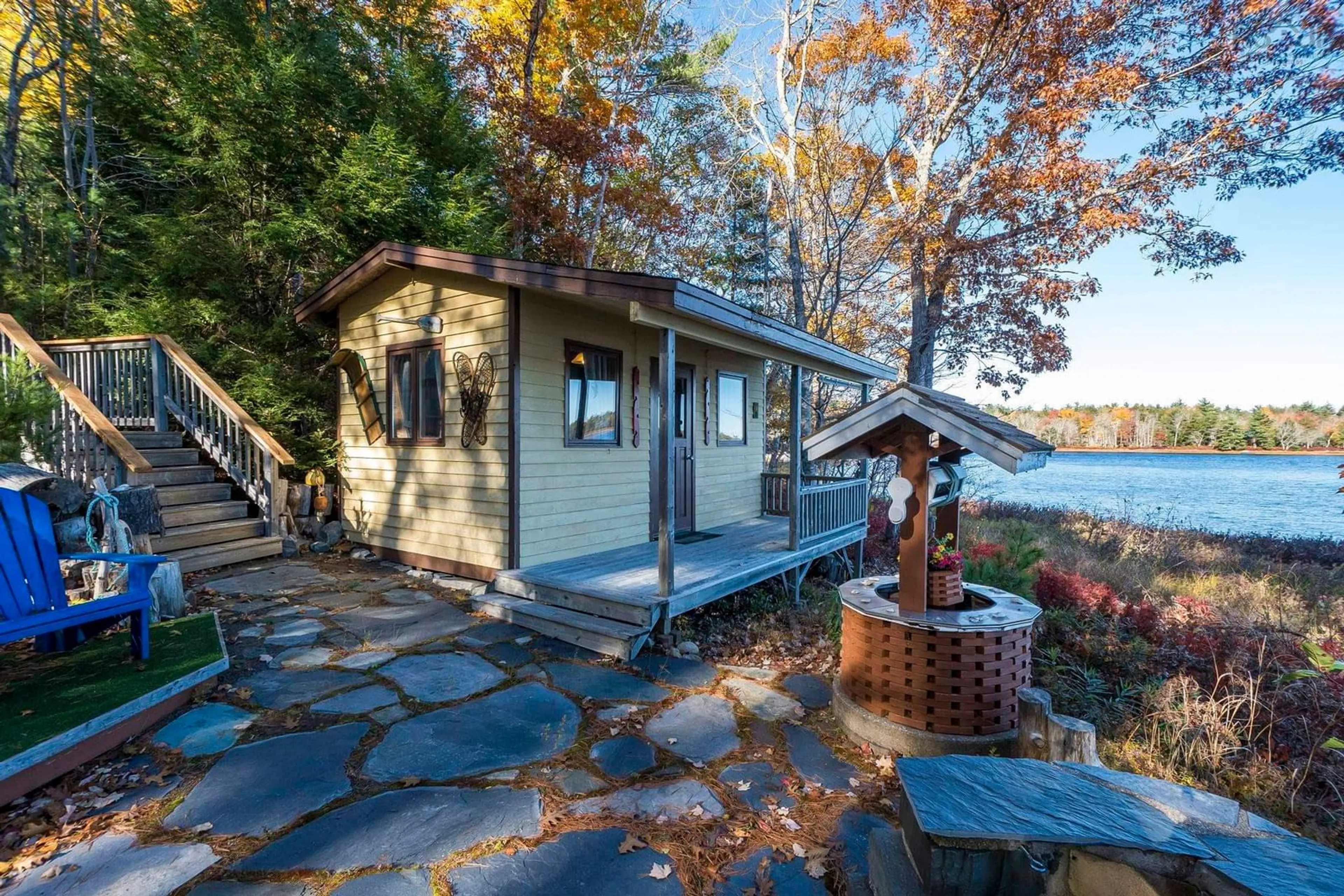 Patio, water/lake/river/ocean view for 928 Salmon Bay Dr, Greenfield Nova Scotia B0T 1E0
