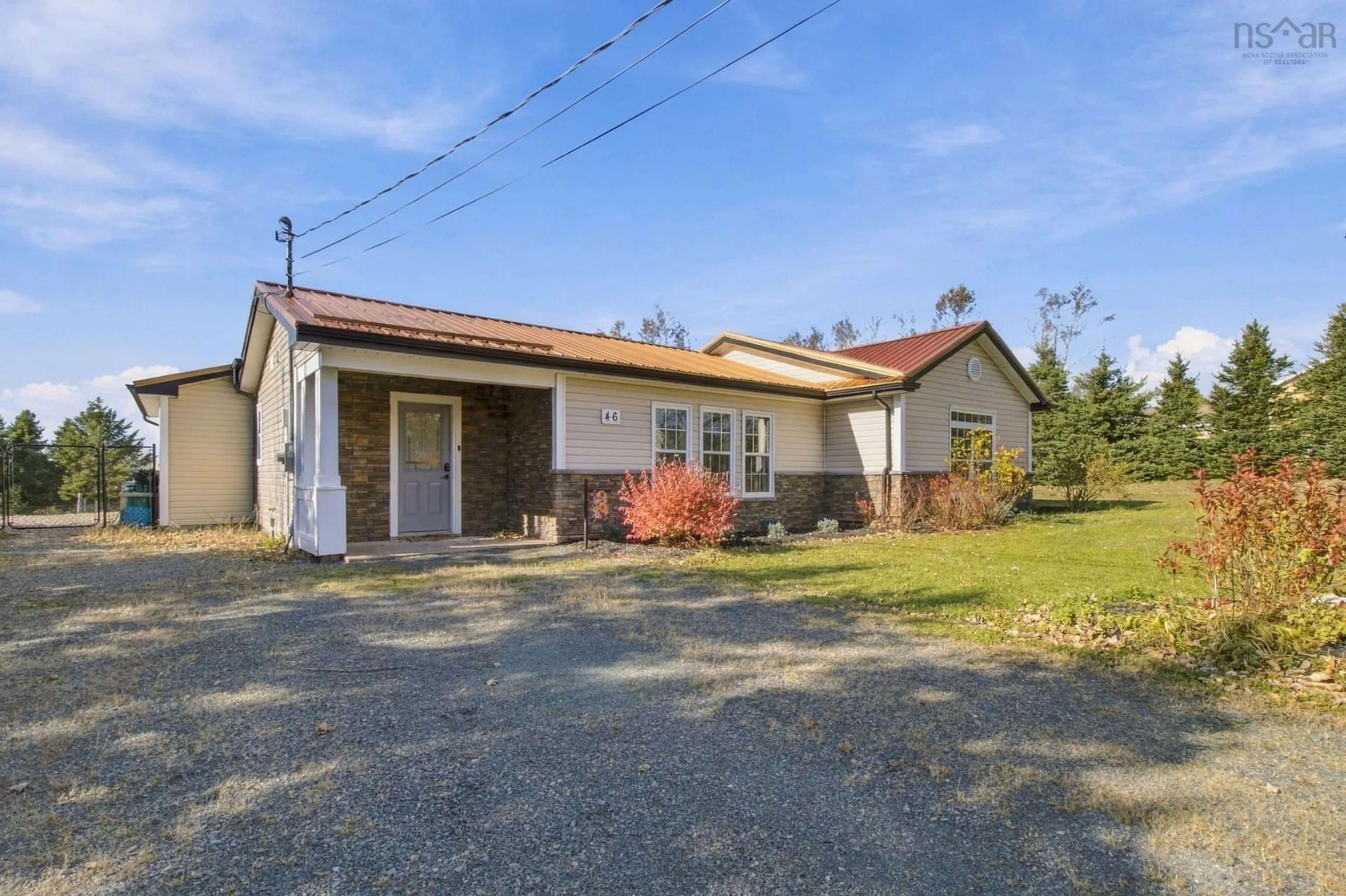 A pic from outside/outdoor area/front of a property/back of a property/a pic from drone, street for 46 Vincent Dr, Onslow Mountain Nova Scotia B6L 6X1