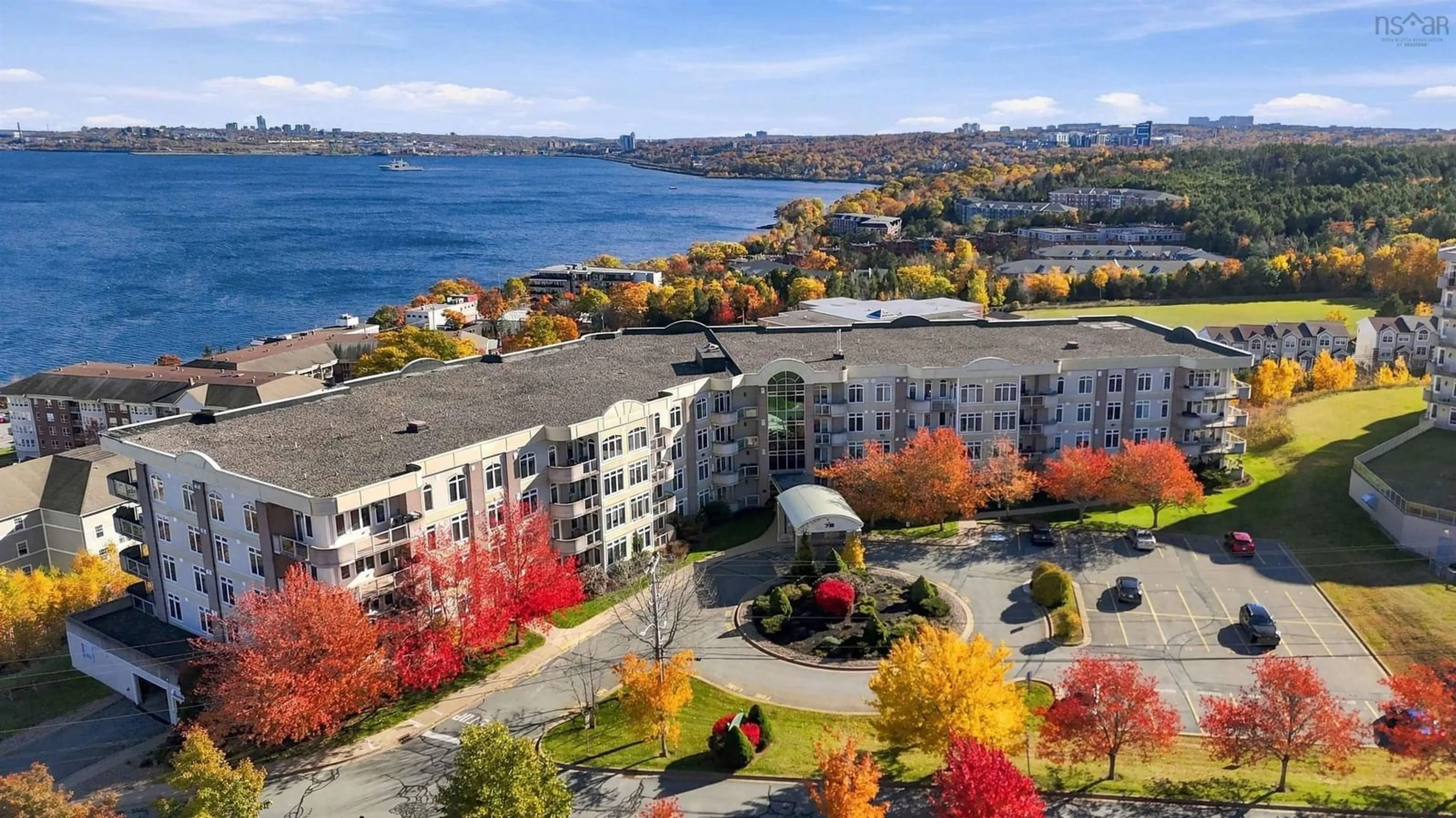 A pic from outside/outdoor area/front of a property/back of a property/a pic from drone, water/lake/river/ocean view for 79 Bedros Lane #312, Rockingham Nova Scotia B3M 4X5