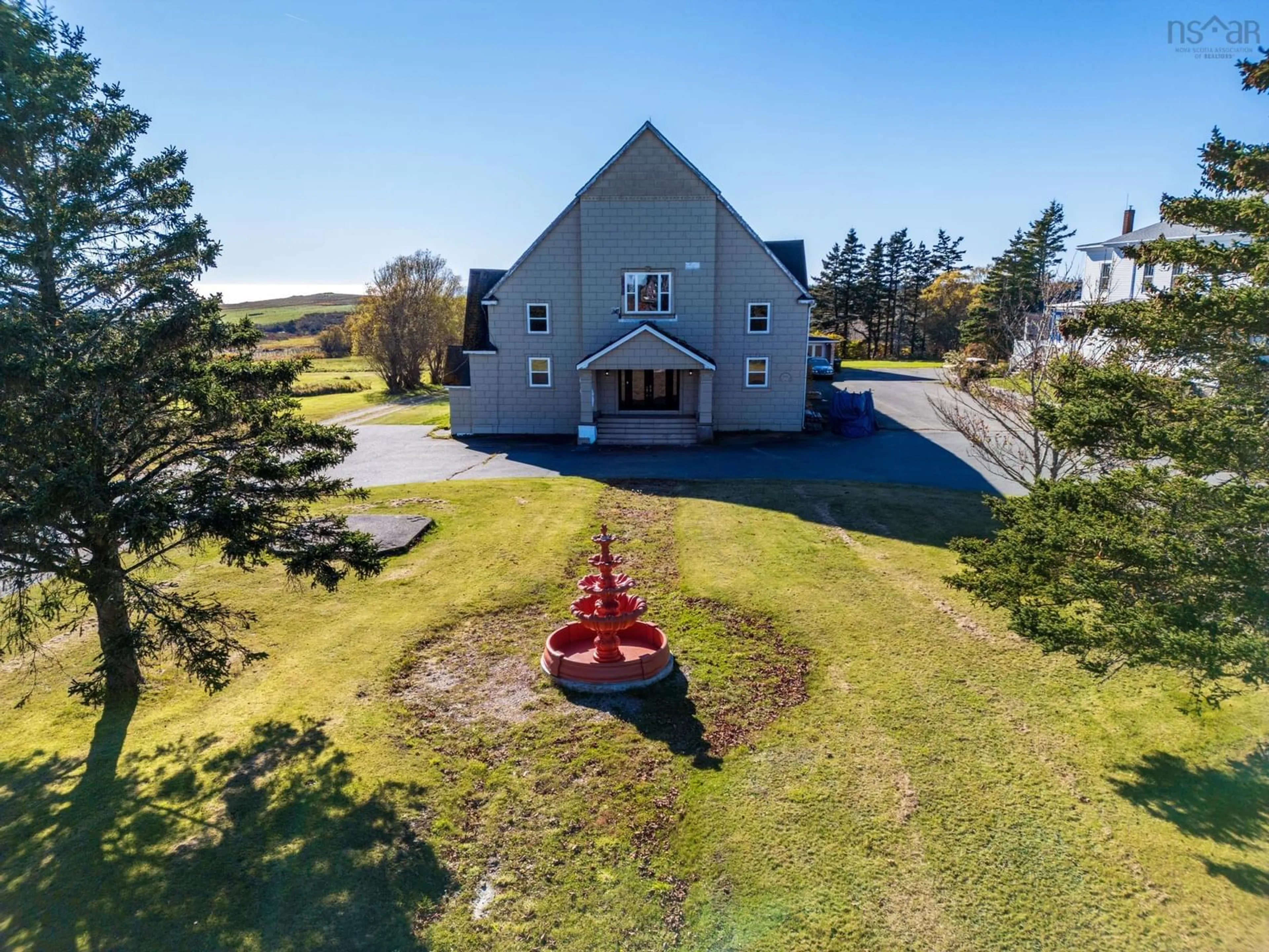 A pic from outside/outdoor area/front of a property/back of a property/a pic from drone, unknown for 5201 Highway 1, Salmon River Nova Scotia B0W 2Y0
