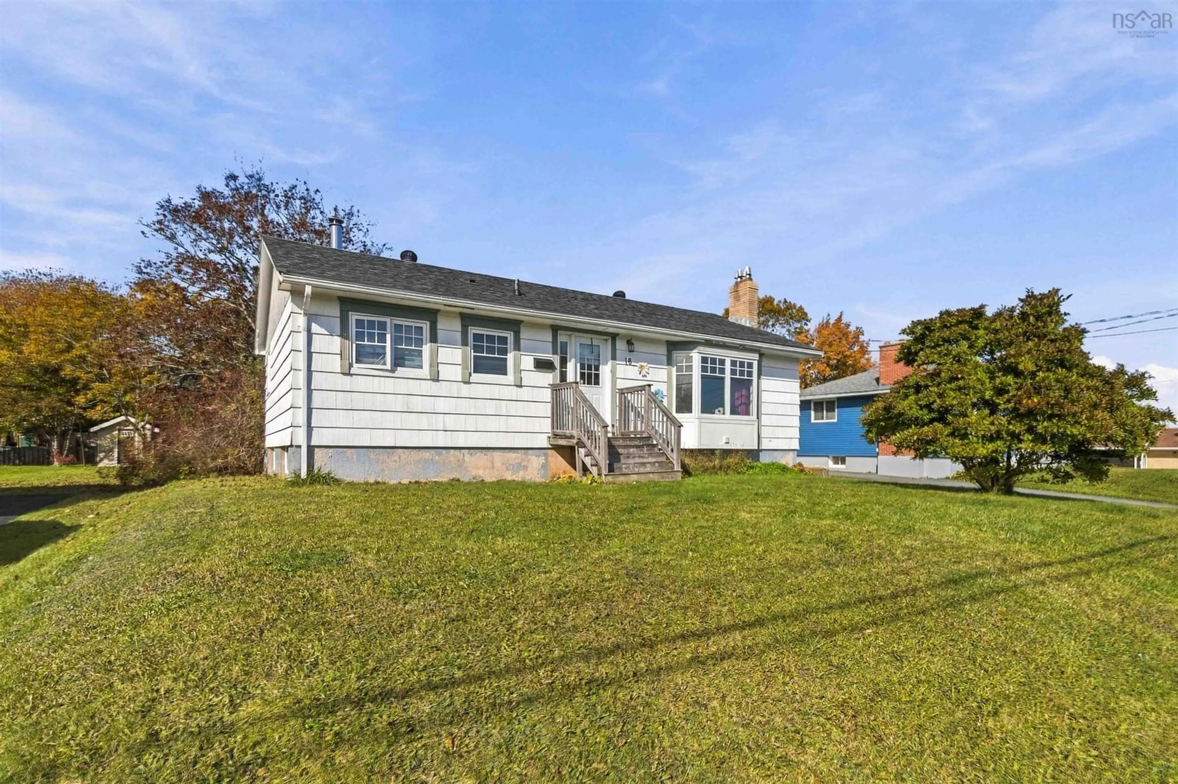 Home with vinyl exterior material, street for 16 Laurie Drive Dr, Lower Sackville Nova Scotia B4E 1G2