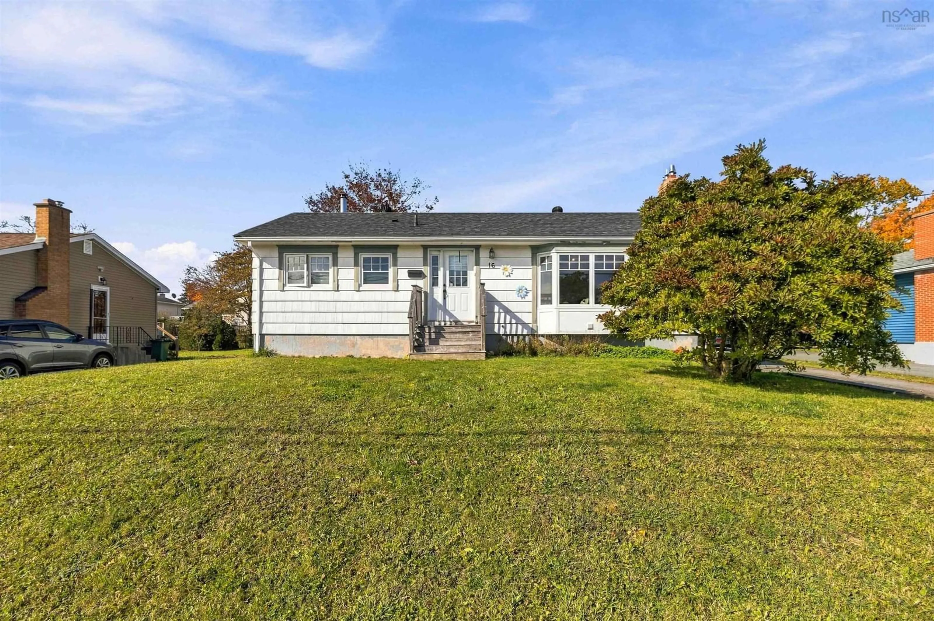 Home with vinyl exterior material, street for 16 Laurie Drive Dr, Lower Sackville Nova Scotia B4E 1G2