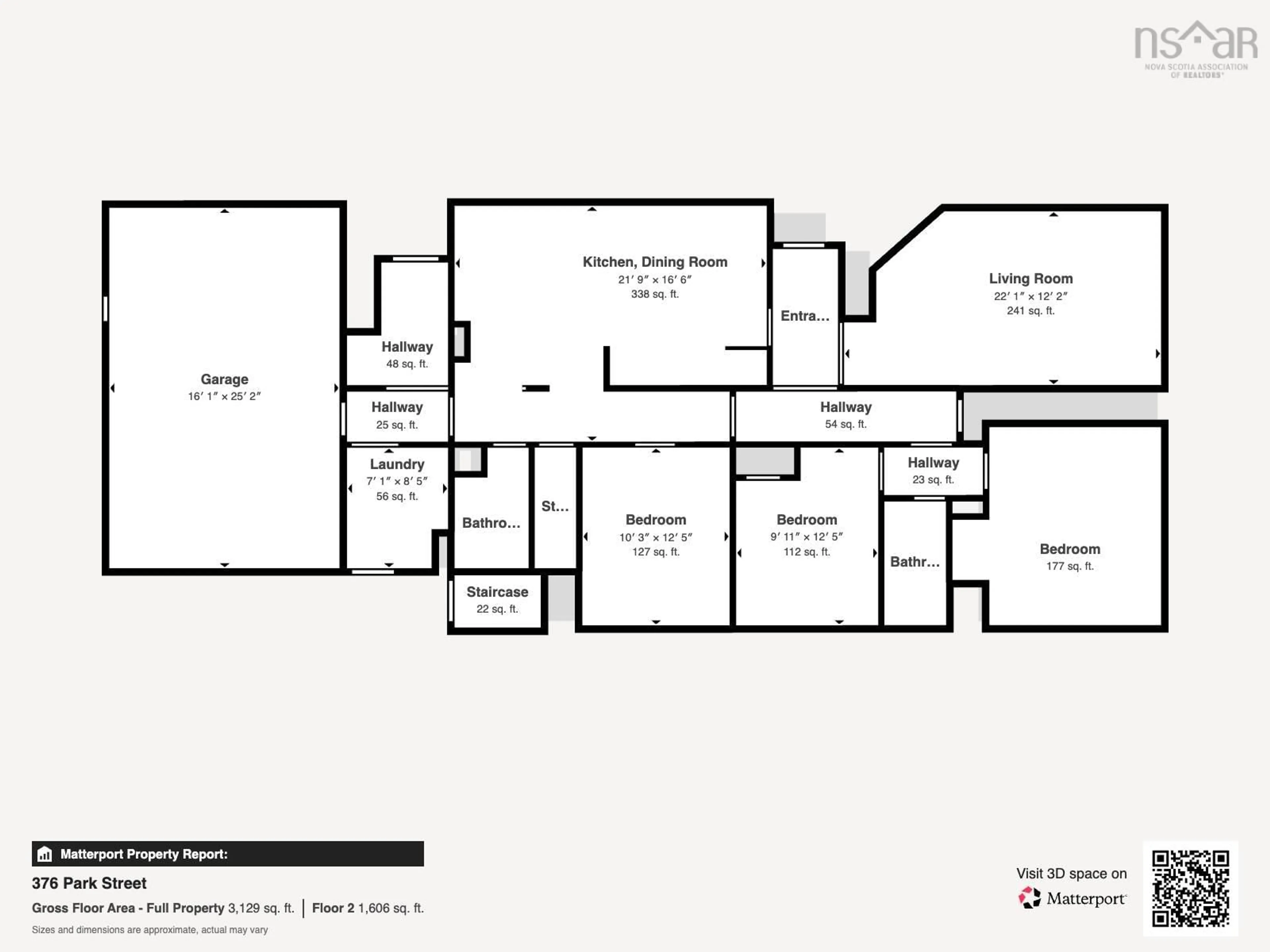 Floor plan for 376 Park St, Kentville Nova Scotia B4N 1M9